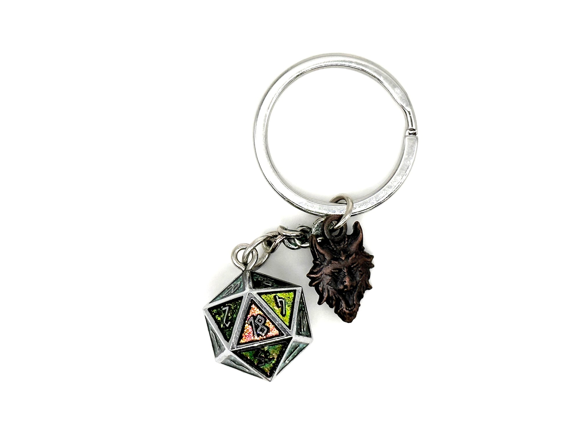 Norse D20 Keychains - Sparkle Green - NOR 03720