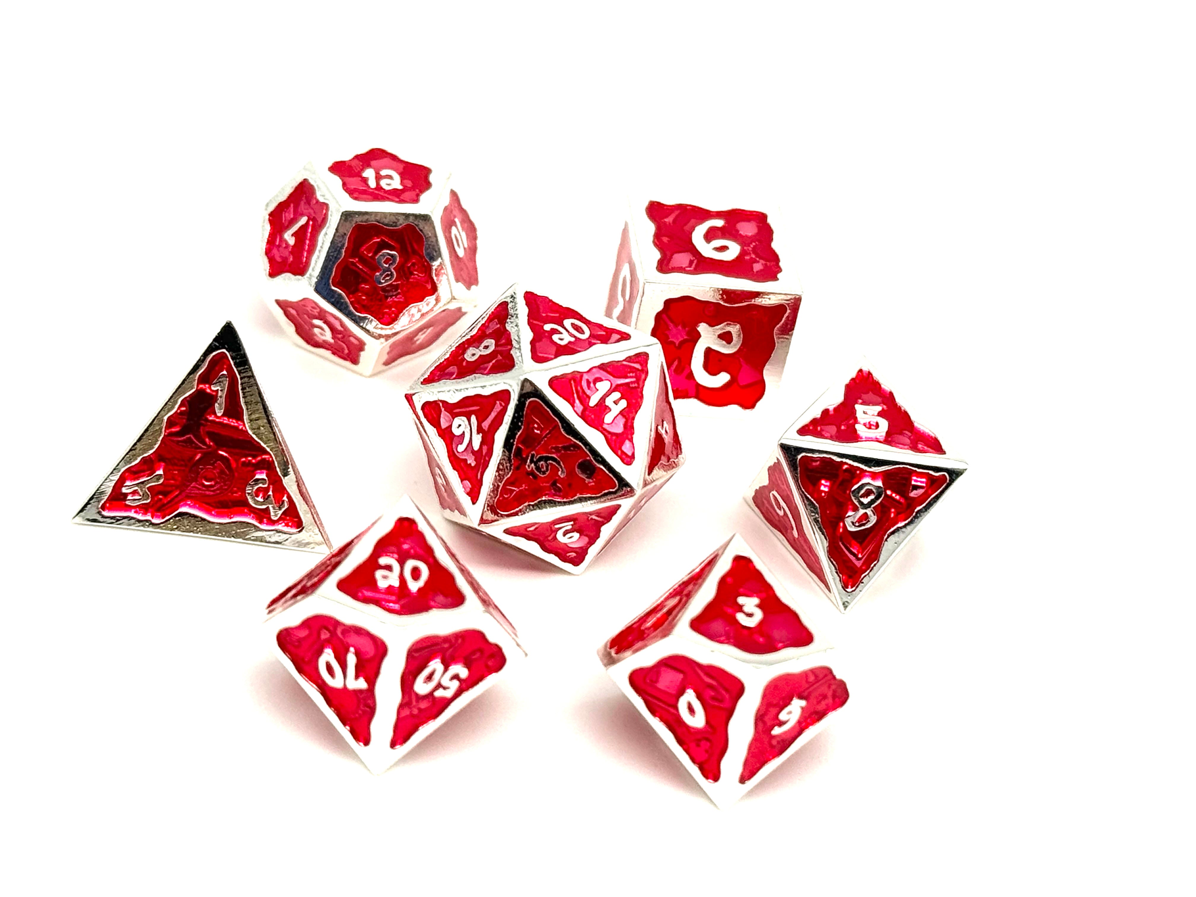 Ooze of Doom RPG Set - Blood Wrath-Alloy Dice-Norse Foundry-Norse Foundry-dungeons & dragons-d&d dice set-rpg dice set-d20-metal dice set-d&d-perfect for tabletop rpgs
