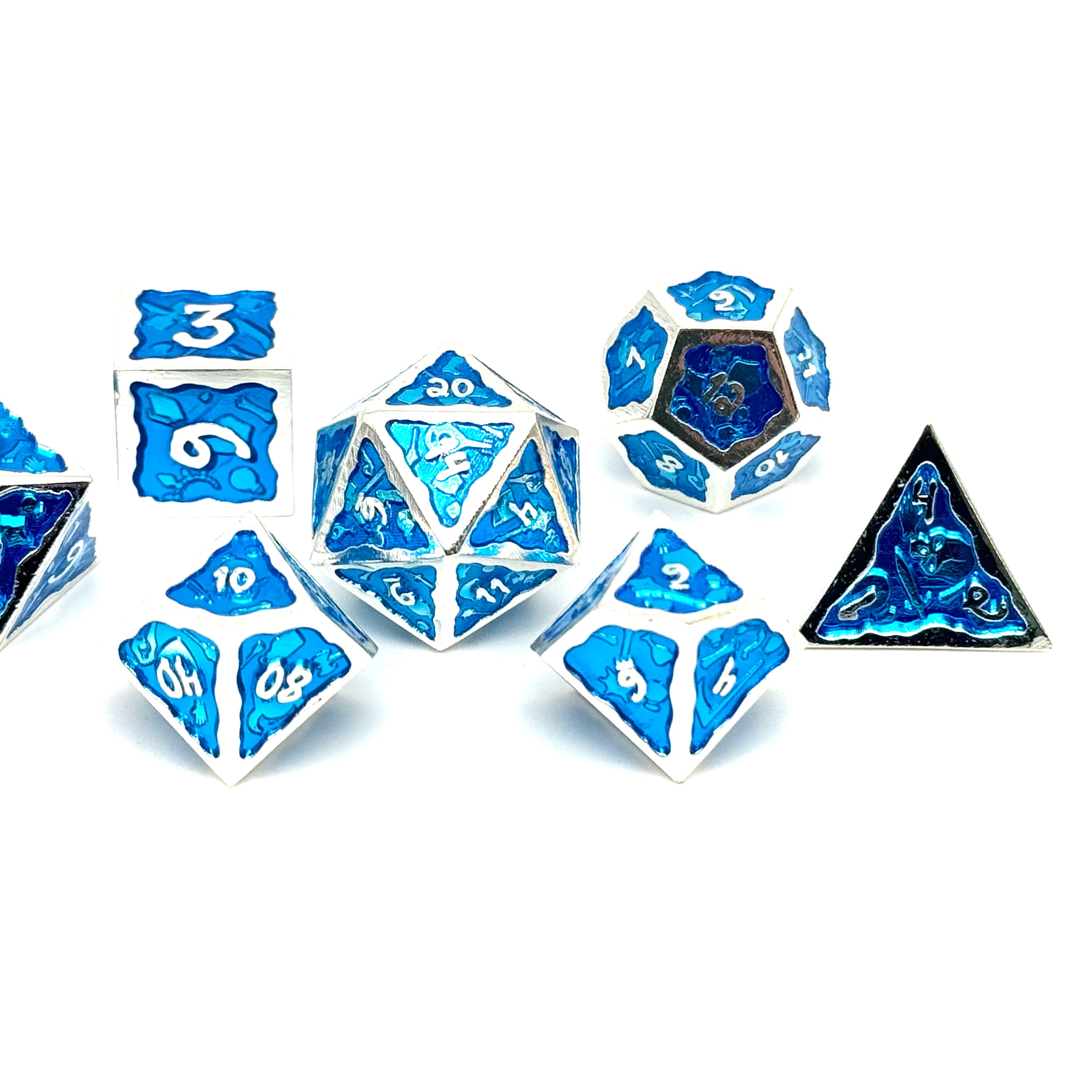 Ooze of Doom RPG Set - Chilling Despair-Alloy Dice-Norse Foundry-Norse Foundry-dungeons & dragons-d&d dice set-rpg dice set-d20-metal dice set-d&d-perfect for tabletop rpgs