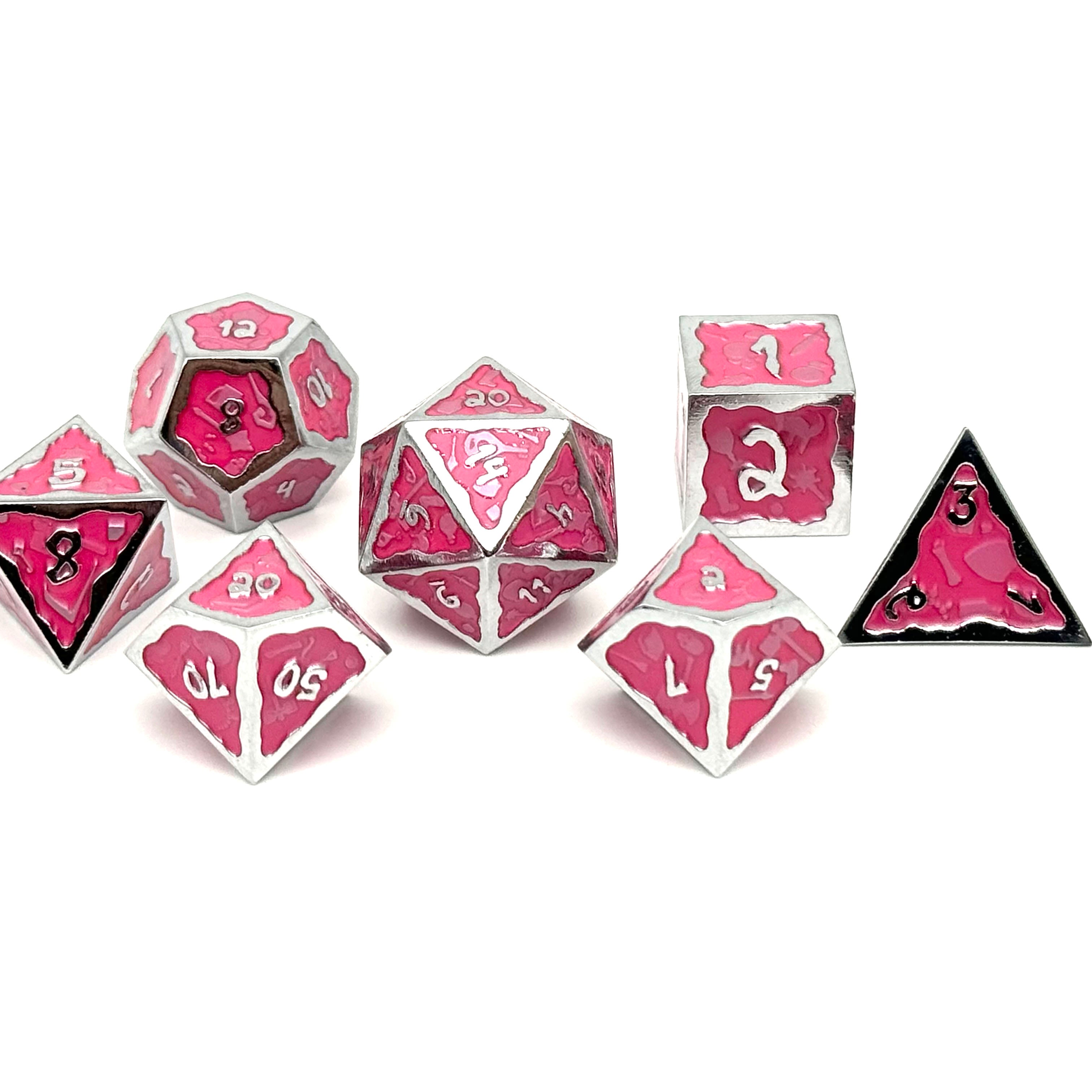 Ooze of Doom RPG Set - Corrosive Curiosity-Alloy Dice-Norse Foundry-Norse Foundry-dungeons & dragons-d&d dice set-rpg dice set-d20-metal dice set-d&d-perfect for tabletop rpgs