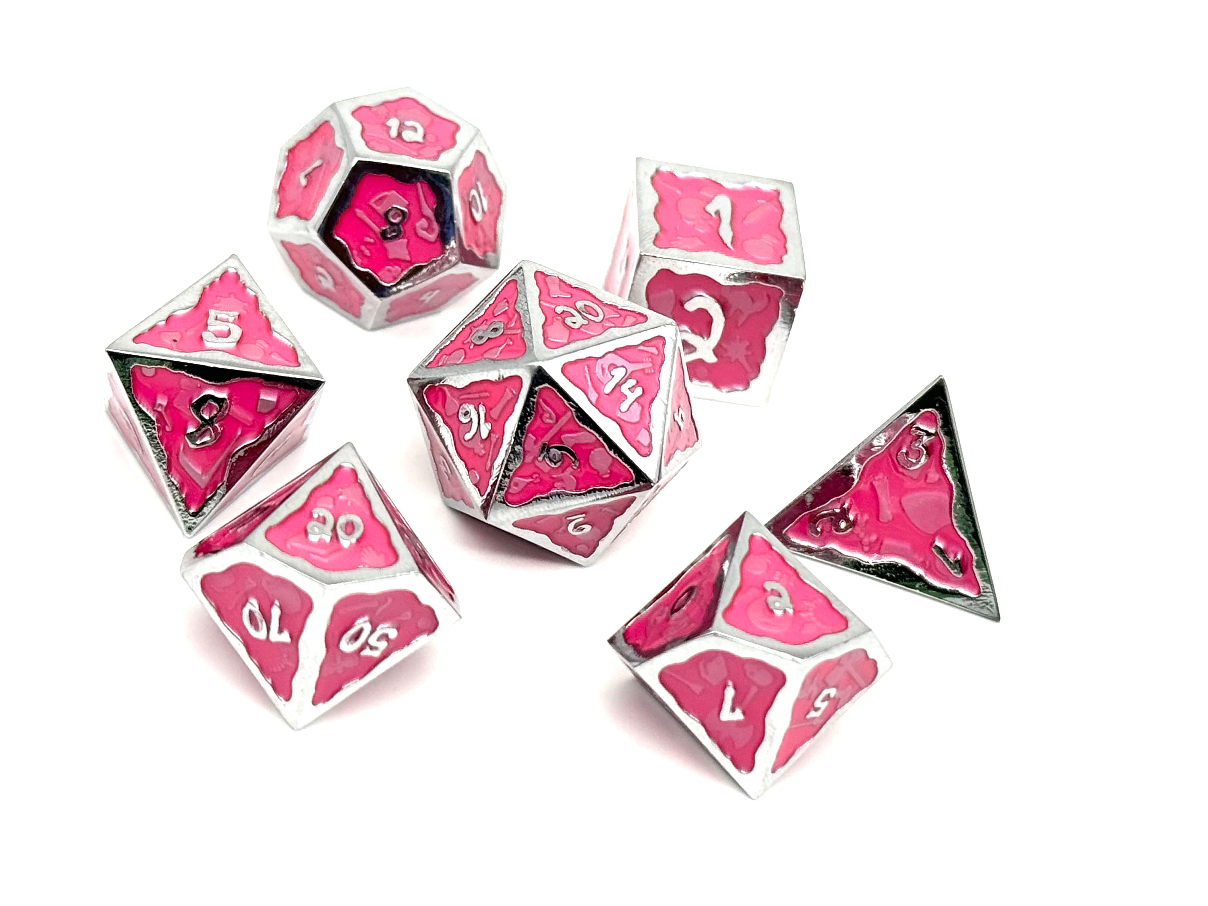 Ooze of Doom RPG Set - Corrosive Curiosity-Alloy Dice-Norse Foundry-Norse Foundry-dungeons & dragons-d&d dice set-rpg dice set-d20-metal dice set-d&d-perfect for tabletop rpgs
