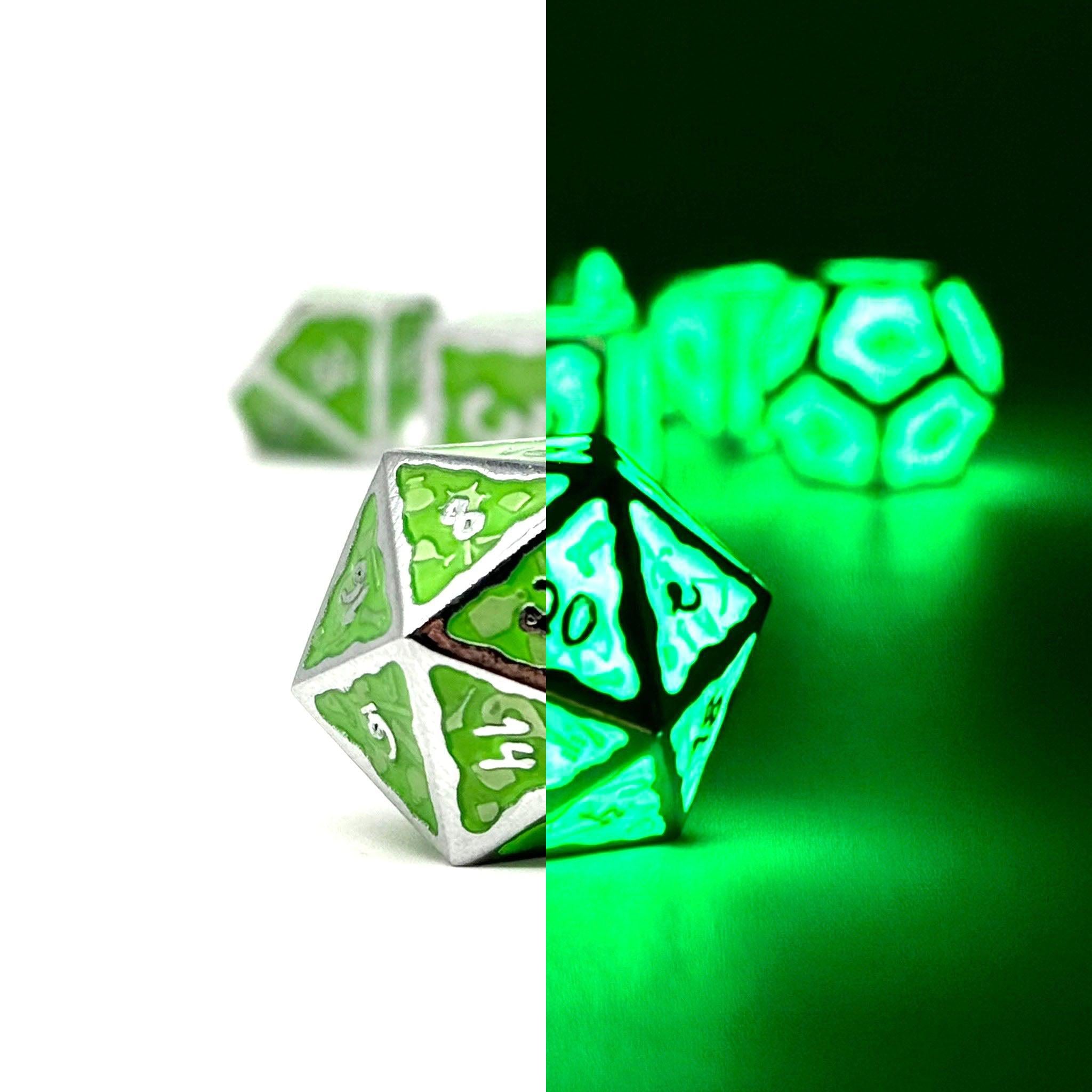 Ooze of Doom RPG Set - Crypt Creeper-Alloy Dice-Norse Foundry-Norse Foundry-dungeons & dragons-d&d dice set-rpg dice set-d20-metal dice set-d&d-perfect for tabletop rpgs