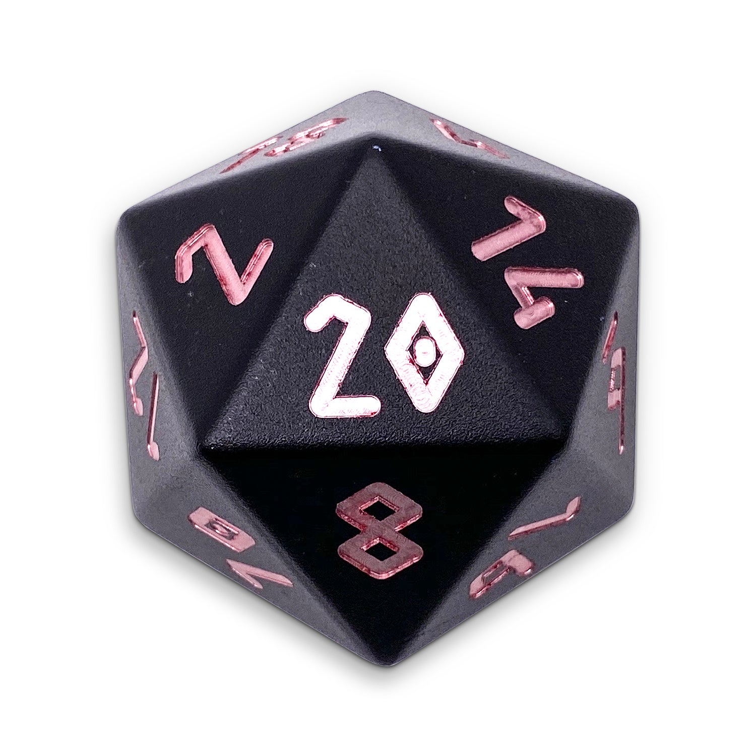 Orb of Annihilation - Boulder® 55mm 6063 Aluminum Orb Series™ Dice-Aluminum Dice-Norse Foundry-Norse Foundry-aluminum dice-dungeons & dragons-d&d dice-rpg dice-d20-d&d-55mm-oversize-boulder-perfect for tabletop rpgs