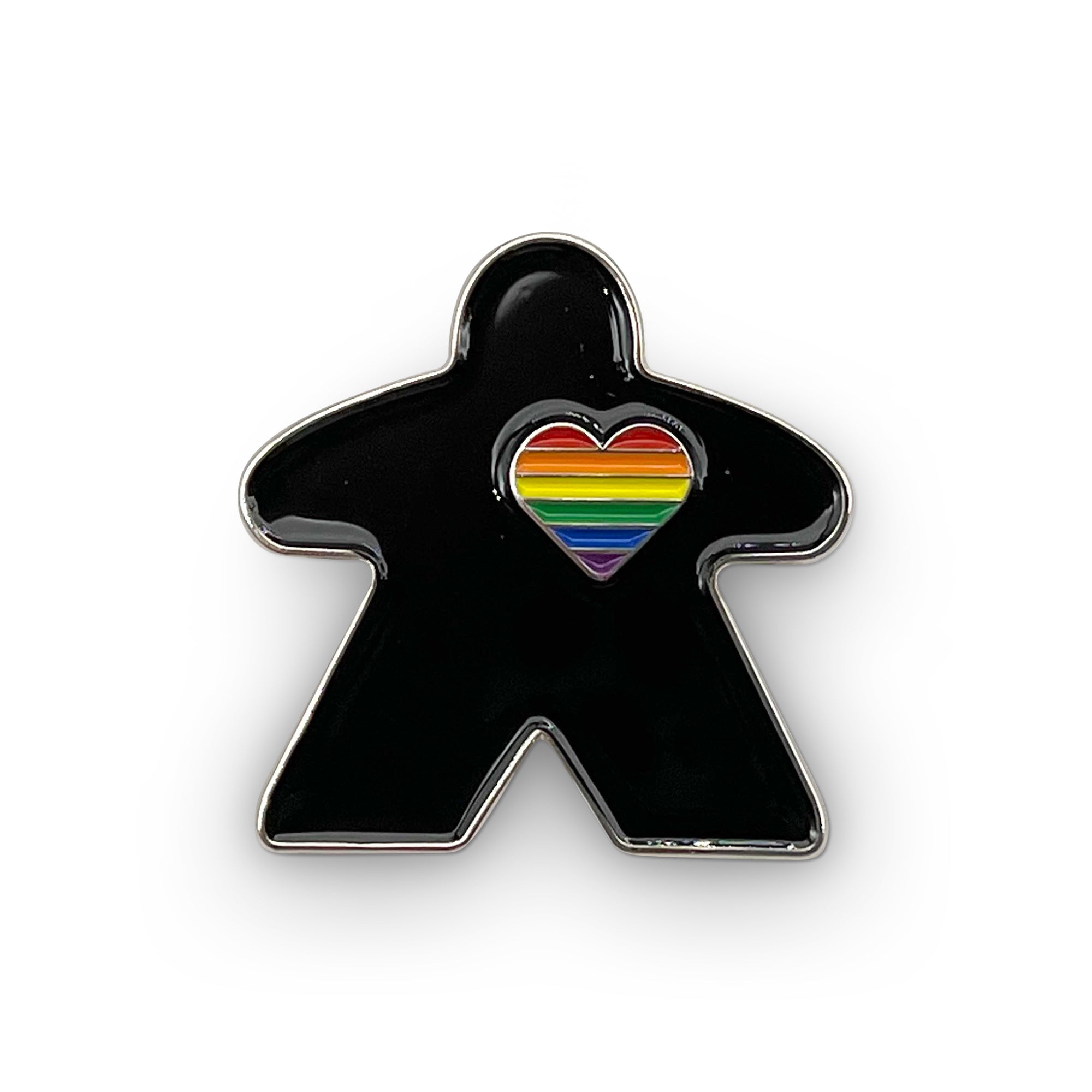 Origins Pin Bazaar Black Meeple Limited Edition-Pins-Norse Foundry-D&D Enamel Pin-D&D Pin-Dungeons and Dragons Enamel Pin-DnD Accessories