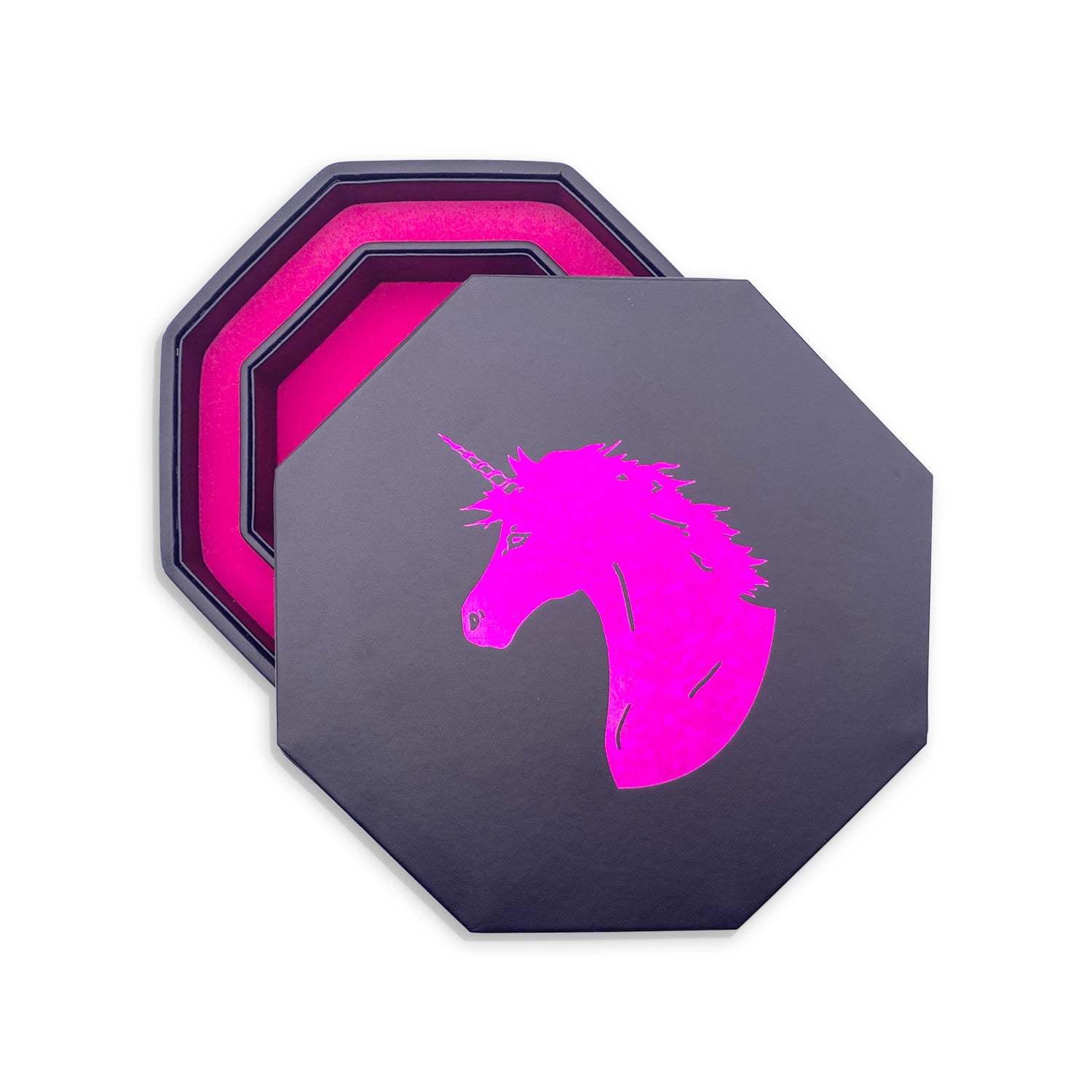 Pink Unicorn - Tray of Holding™ Dice Tray by Norse Foundry-Dice Tray-Norse Foundry-Dice Tray-D&D Dice Tray-D&D Dice Tray-D&D Accessories-DnD Dice Storage