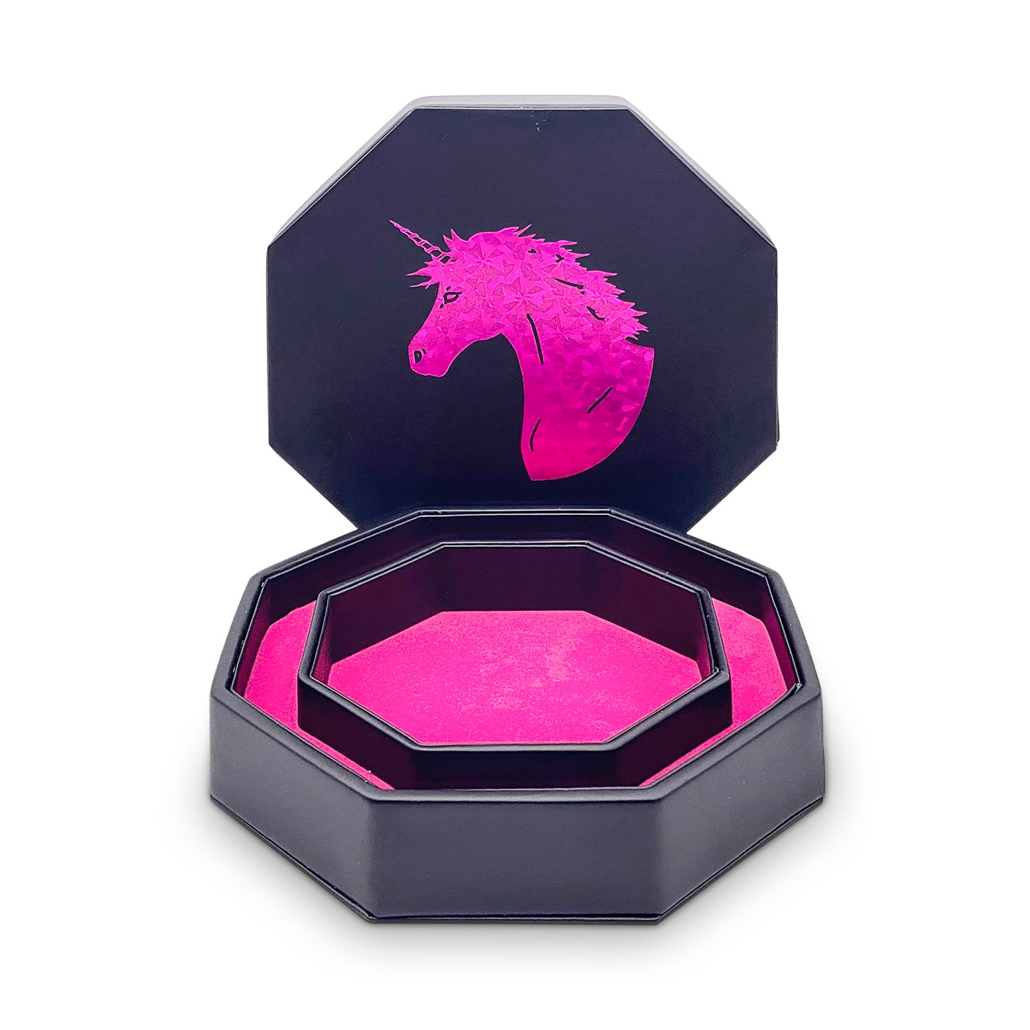 Pink Unicorn - Tray of Holding™ Dice Tray by Norse Foundry