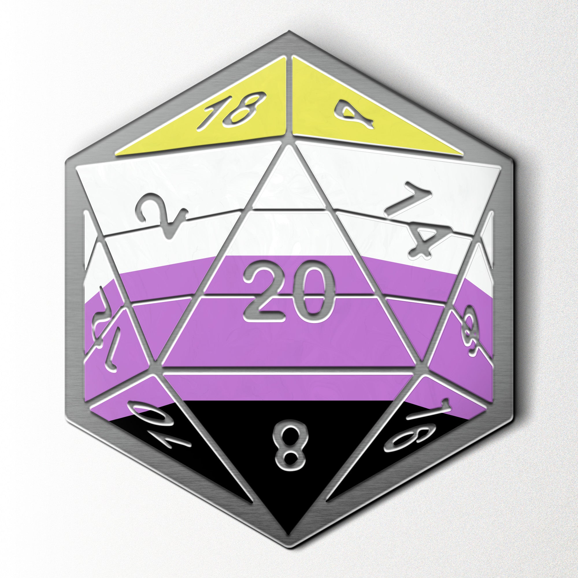 Pride Flag Pins-Pins-Norse Foundry-D&D Enamel Pin-D&D Pin-Dungeons and Dragons Enamel Pin-DnD Accessories