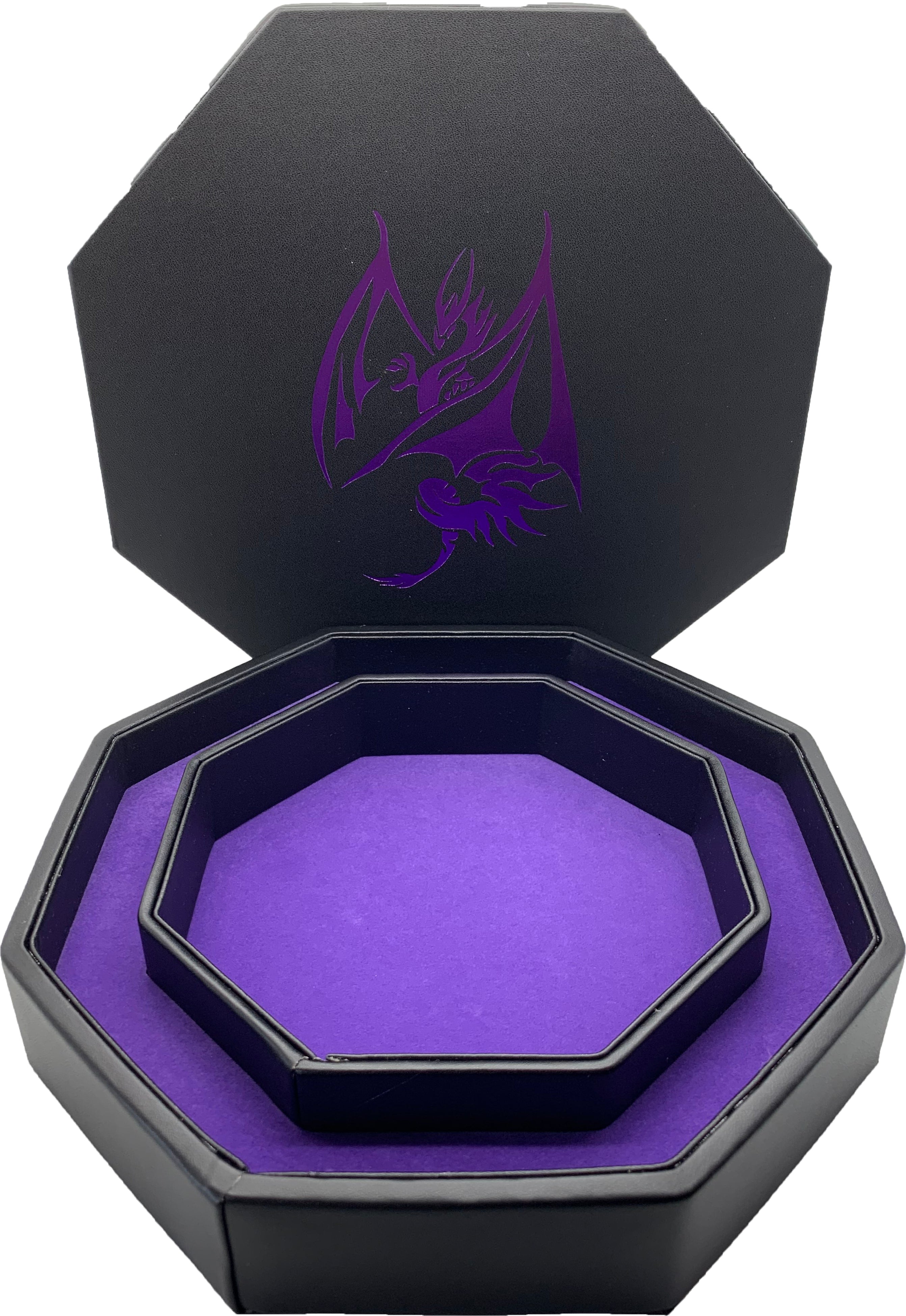Purple Dragon Tray of Holding™ Dice Tray by Norse Foundry-Dice Tray-Norse Foundry-Dice Tray-D&D Dice Tray-D&D Dice Tray-D&D Accessories-DnD Dice Storage