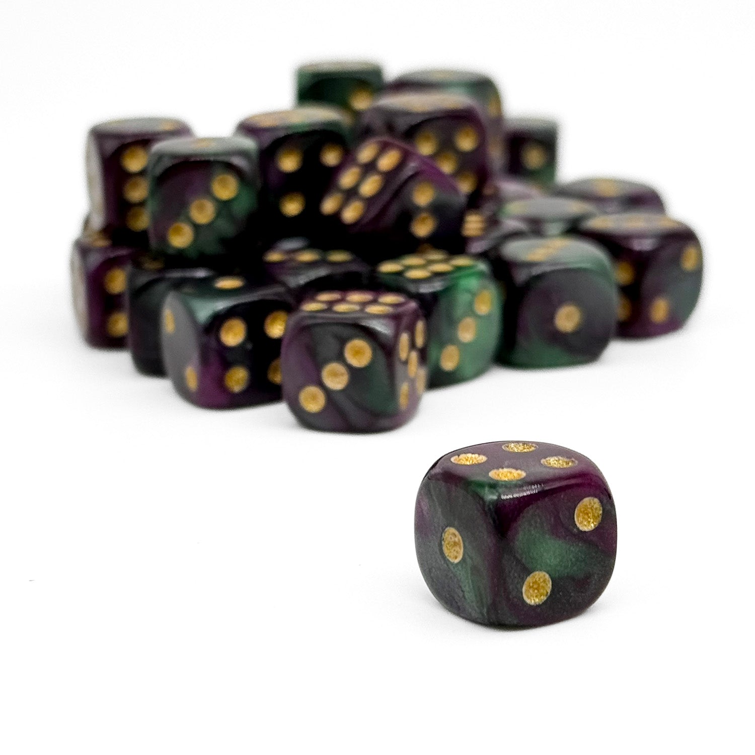 Quantum Leap - Set of 36 - 12mm Pips by Hexed®-Plastic Dice-Hexed-Norse Foundry-dungeons & dragons-d&d dice-rpg d6-plastic d6-d&d-d6-warpips-pips-perfect for tabletop rpgs