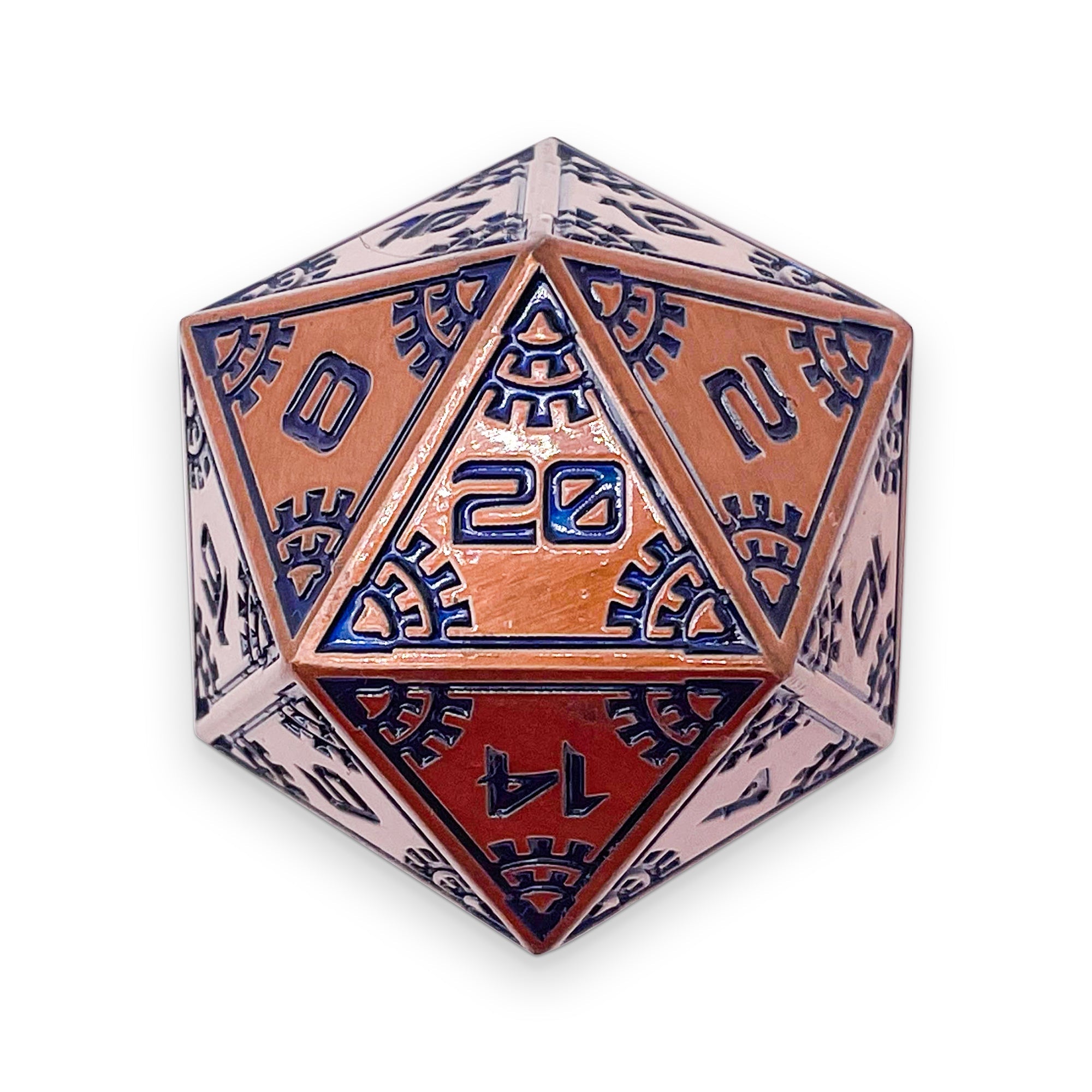 Solstice - Asteroid Boulder® 45MM Alloy Metal Dice-Metal - Zinc Alloy Dice-Norse Foundry-Norse Foundry-dungeons & dragons-d&d dice-rpg dice-d20-metal dice-d&d-45mm-oversize-boulder-perfect for tabletop rpgs