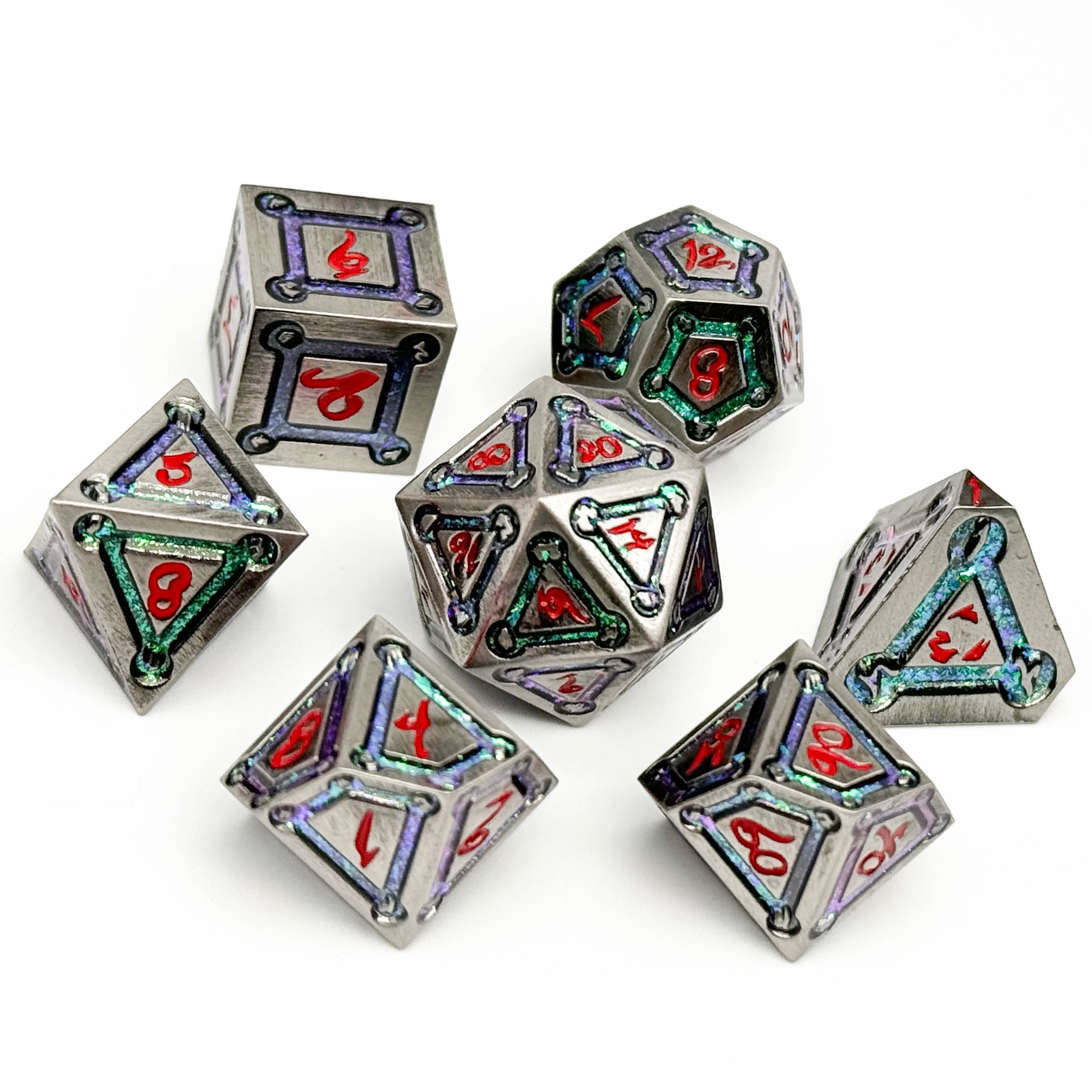 Spell Circle Mystery Dice Set-Mystery Deals-Norse Foundry-mystery dice-dungeons and dragons-dnd-dungeons & dragons-mystery deal-Perfect for Tabletop RPGs