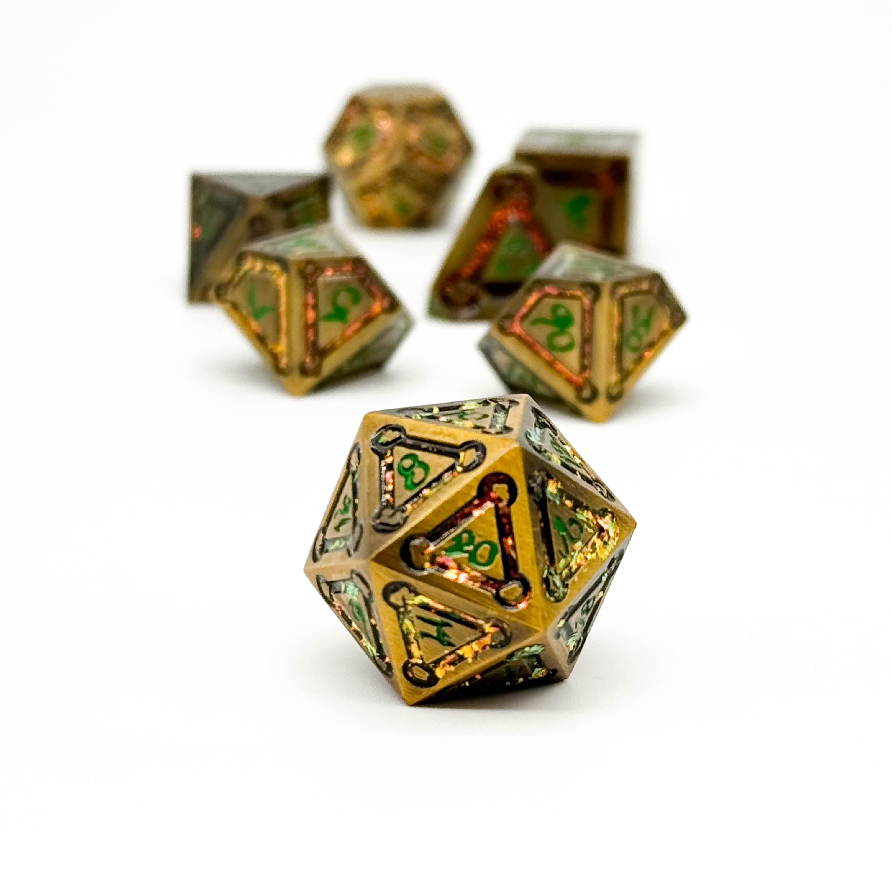 Spell Circle Mystery Dice Set-Mystery Deals-Norse Foundry-mystery dice-dungeons and dragons-dnd-dungeons & dragons-mystery deal-Perfect for Tabletop RPGs