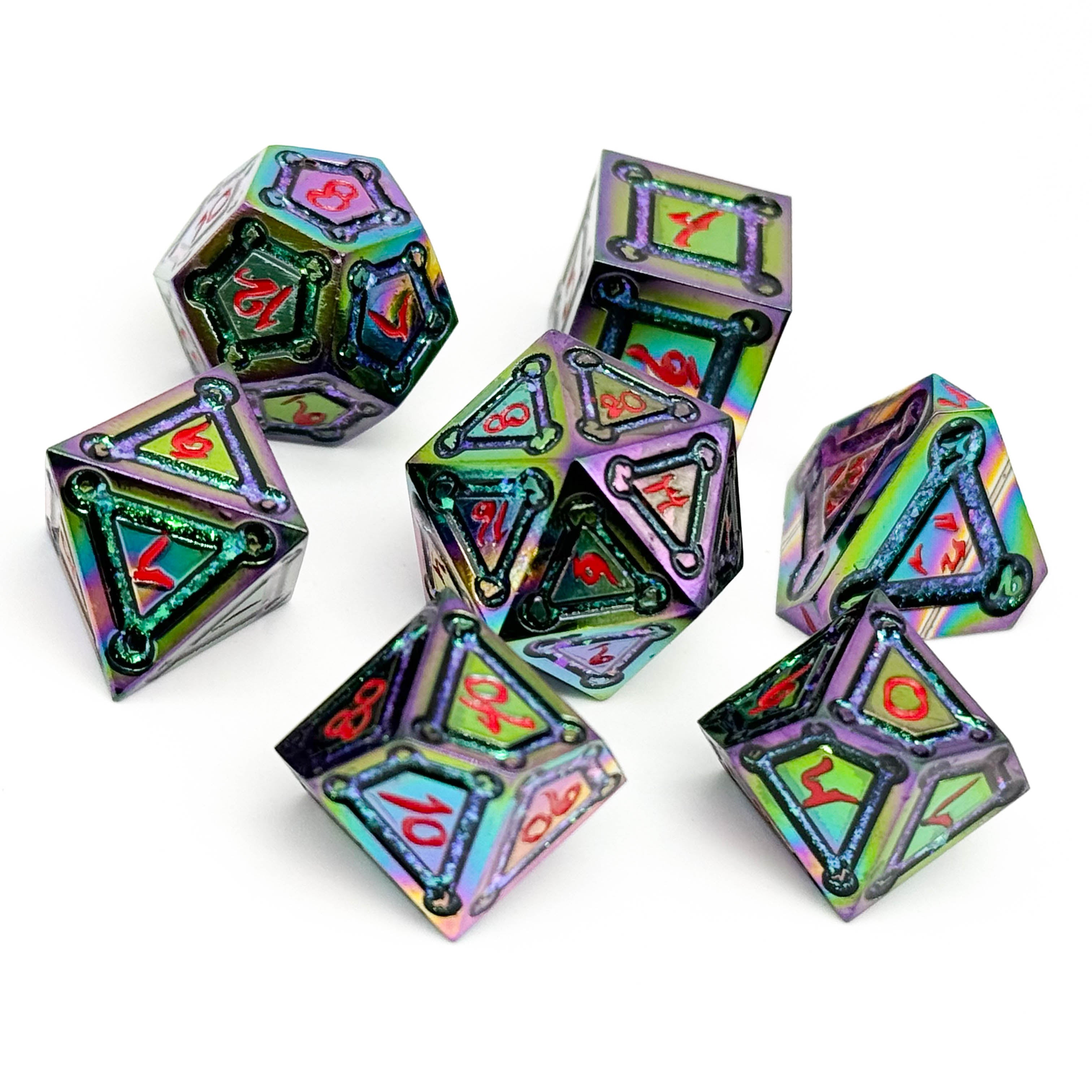 Spell Circle Mystery Dice Set-Mystery Deals-Norse Foundry-mystery dice-dungeons and dragons-dnd-dungeons & dragons-mystery deal-Perfect for Tabletop RPGs