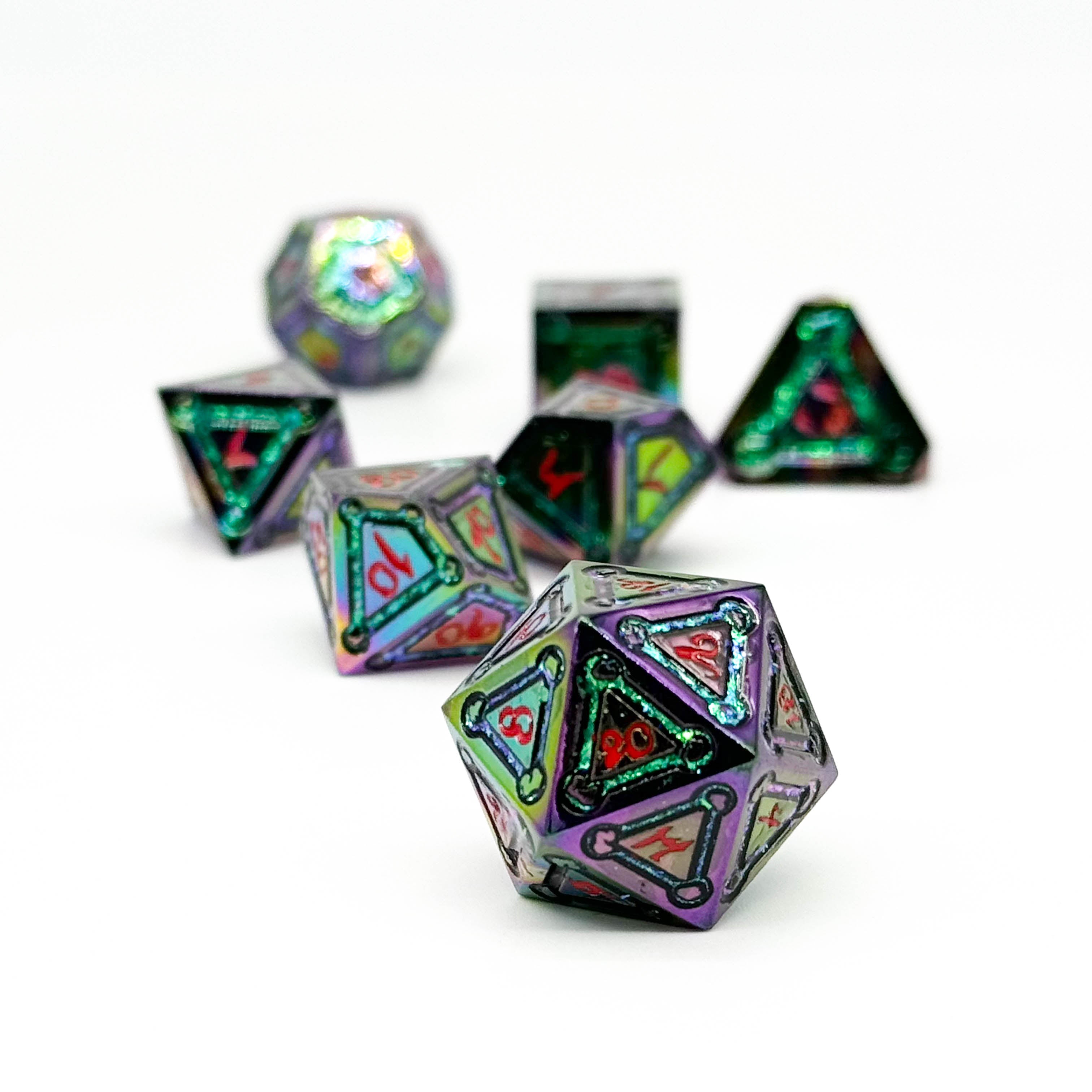 Spell Circle Mystery Dice Set-Mystery Deals-Norse Foundry-mystery dice-dungeons and dragons-dnd-dungeons & dragons-mystery deal-Perfect for Tabletop RPGs