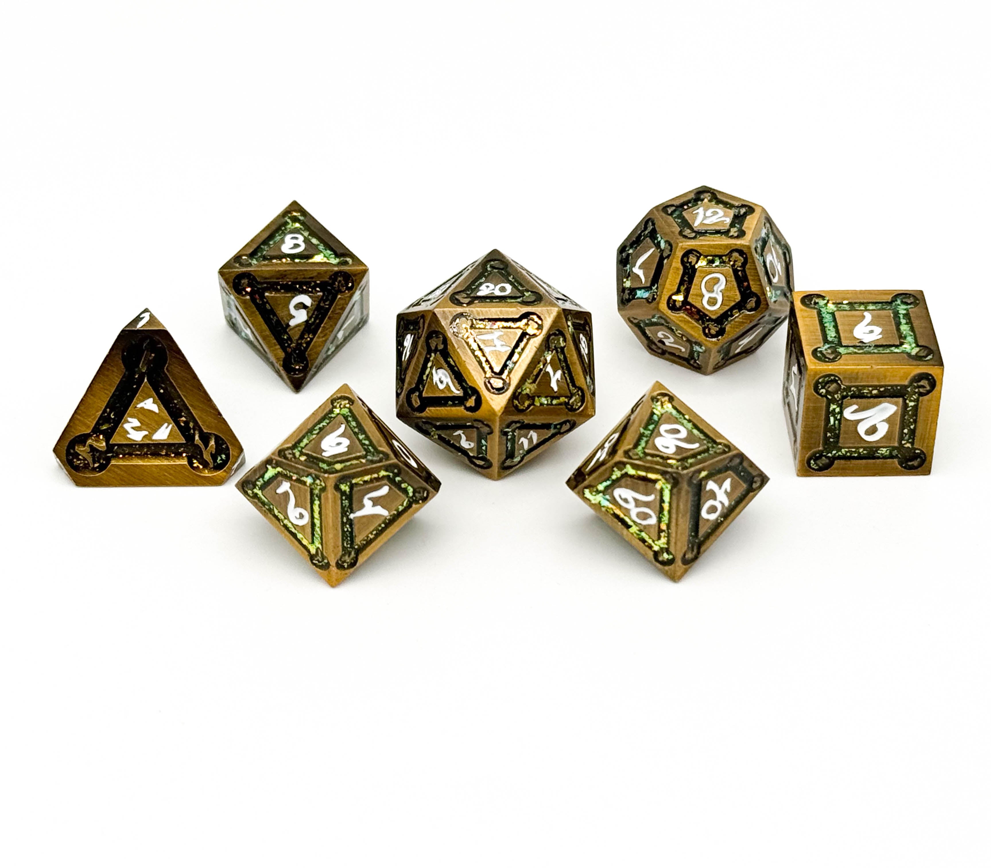 Spell Circle Mystery Dice Set-Mystery Deals-Norse Foundry-mystery dice-dungeons and dragons-dnd-dungeons & dragons-mystery deal-Perfect for Tabletop RPGs