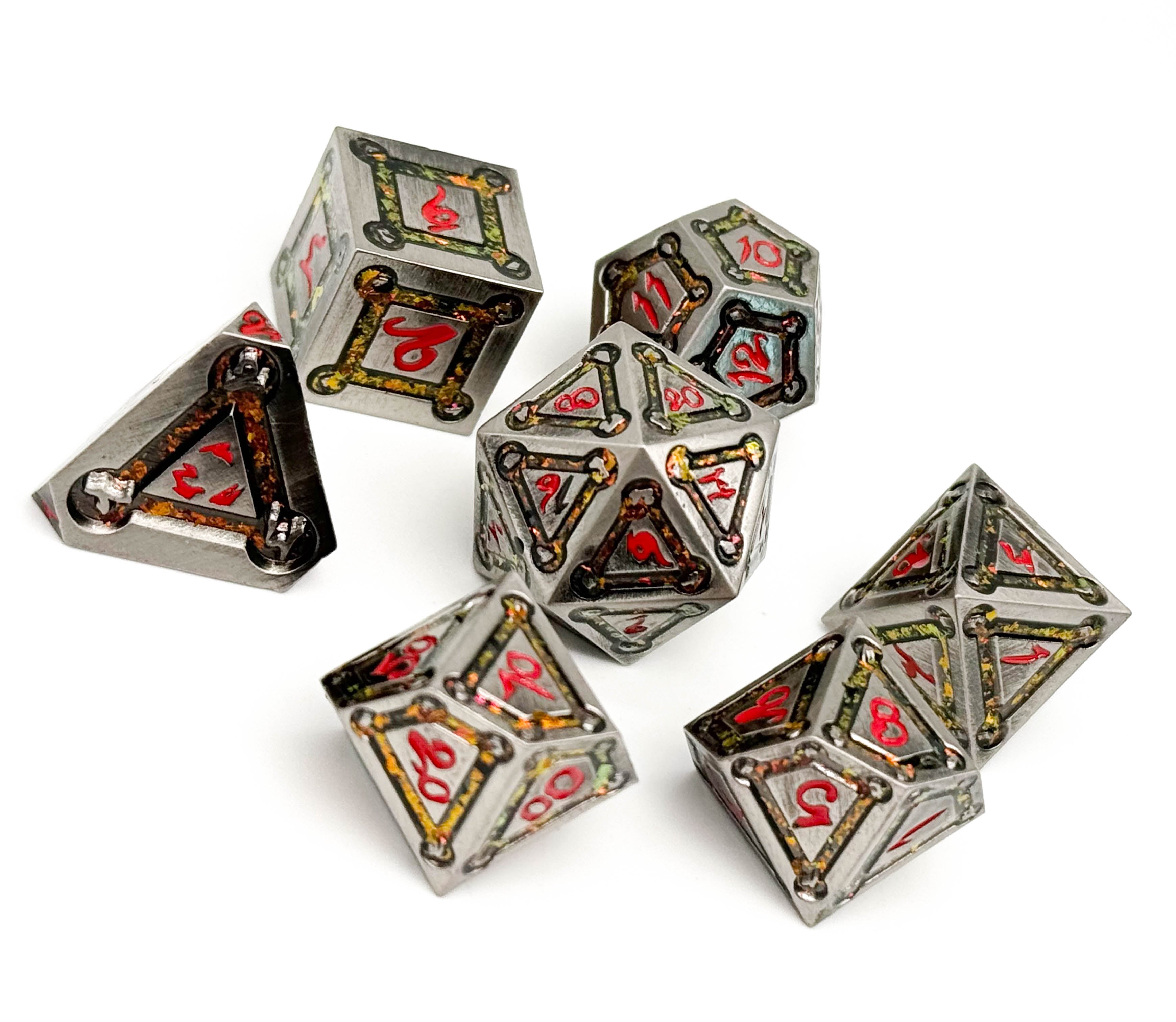 Spell Circle Mystery Dice Set-Mystery Deals-Norse Foundry-mystery dice-dungeons and dragons-dnd-dungeons & dragons-mystery deal-Perfect for Tabletop RPGs