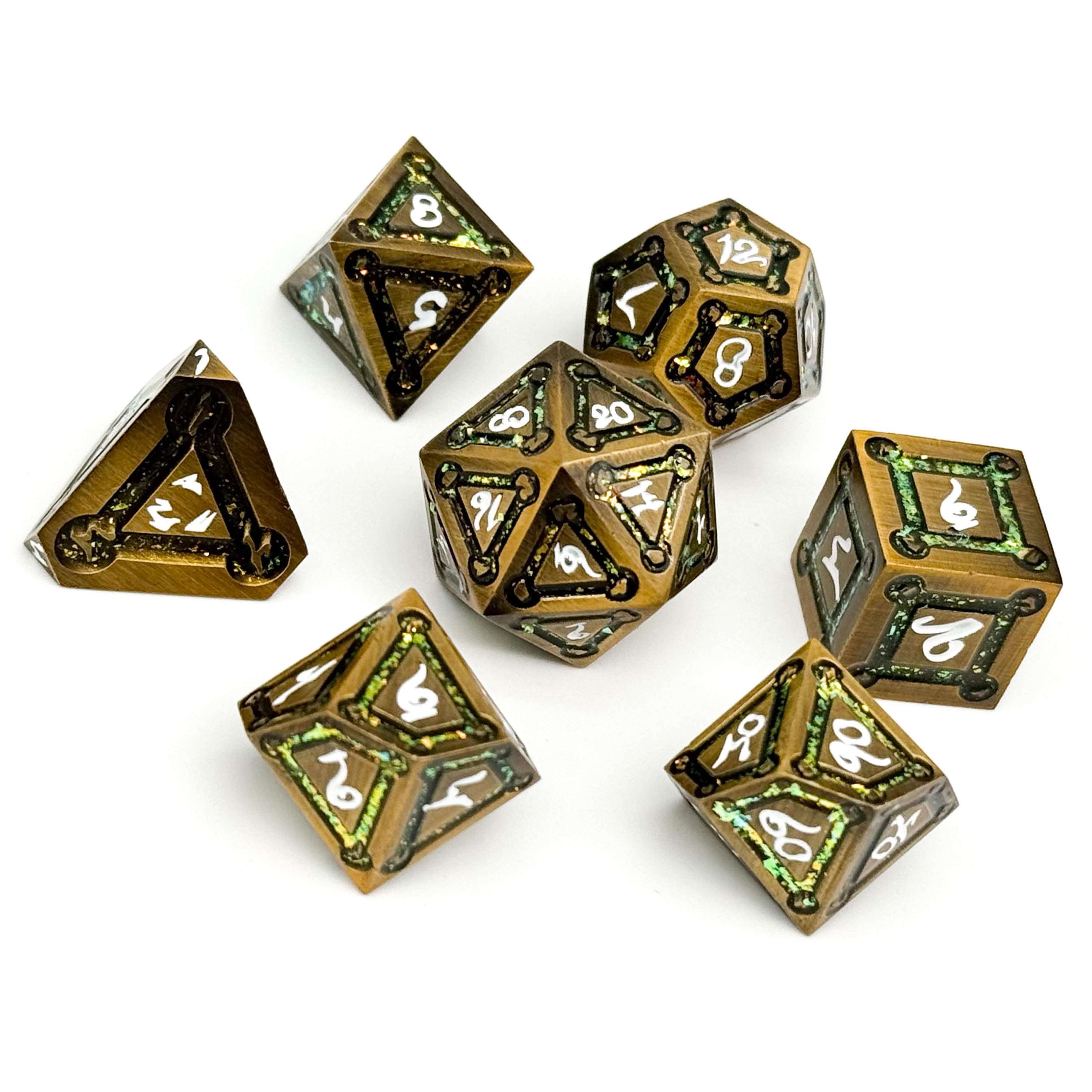 Spell Circle Mystery Dice Set-Mystery Deals-Norse Foundry-mystery dice-dungeons and dragons-dnd-dungeons & dragons-mystery deal-Perfect for Tabletop RPGs