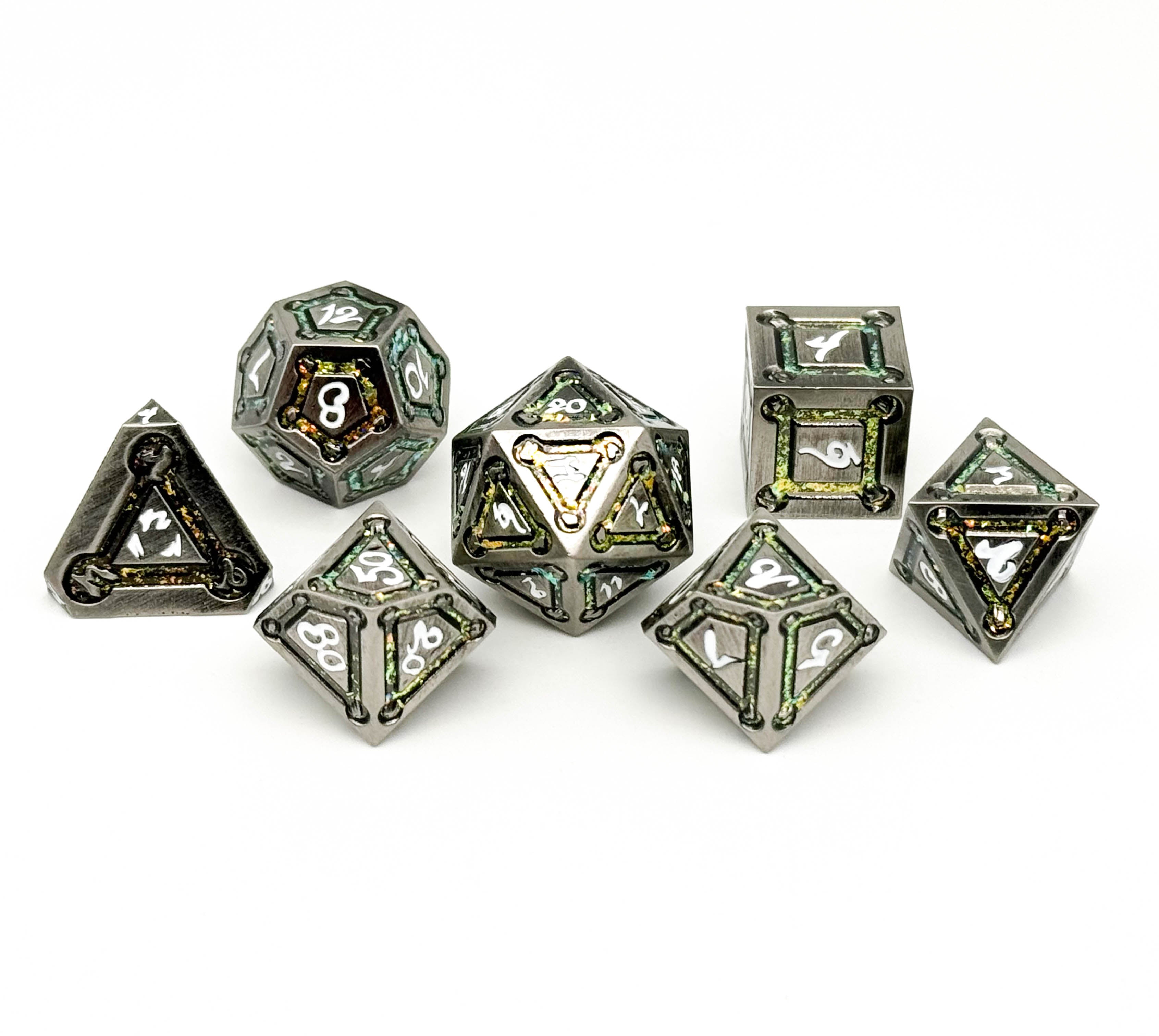 Spell Circle Mystery Dice Set-Mystery Deals-Norse Foundry-mystery dice-dungeons and dragons-dnd-dungeons & dragons-mystery deal-Perfect for Tabletop RPGs