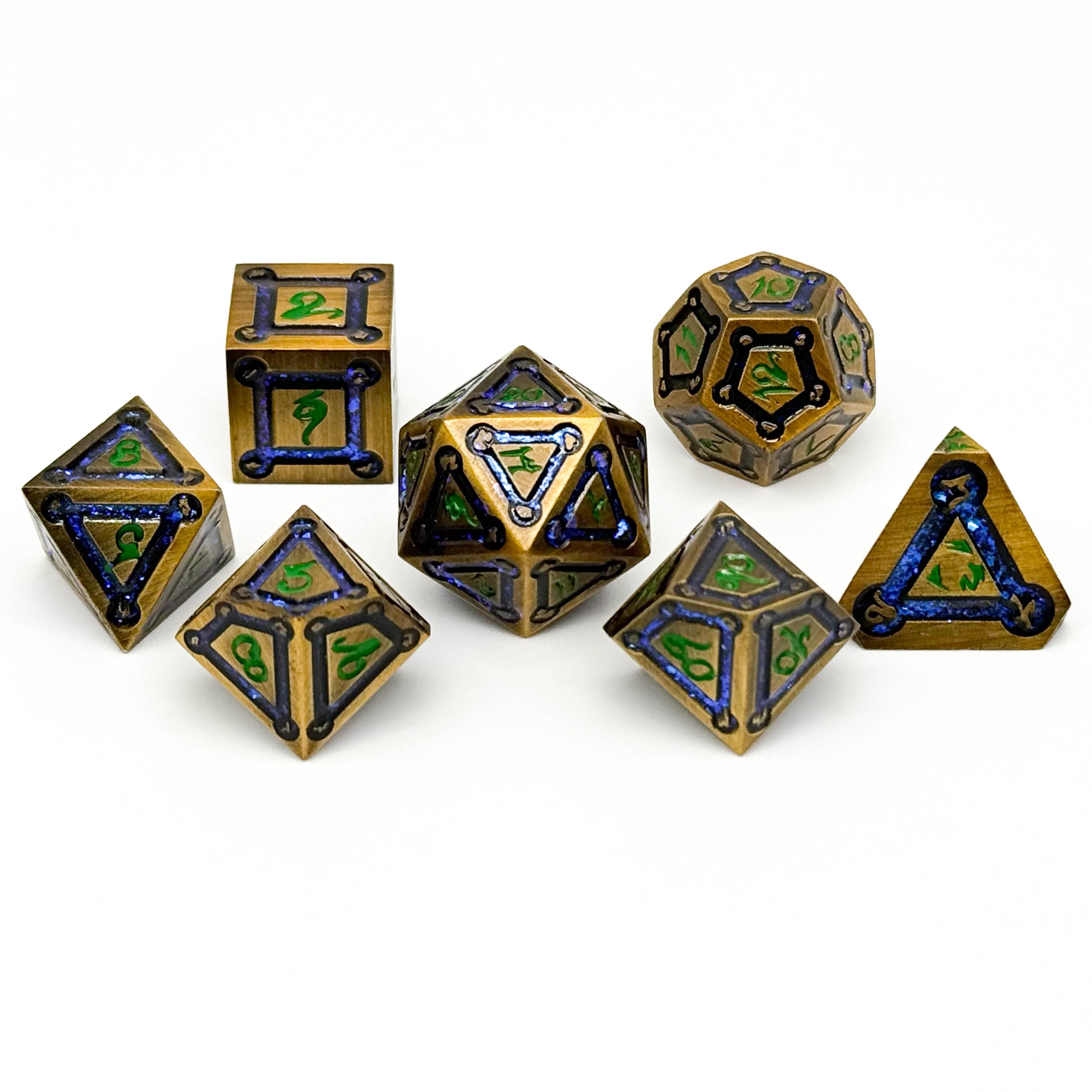 Spell Circle Mystery Dice Set-Mystery Deals-Norse Foundry-mystery dice-dungeons and dragons-dnd-dungeons & dragons-mystery deal-Perfect for Tabletop RPGs