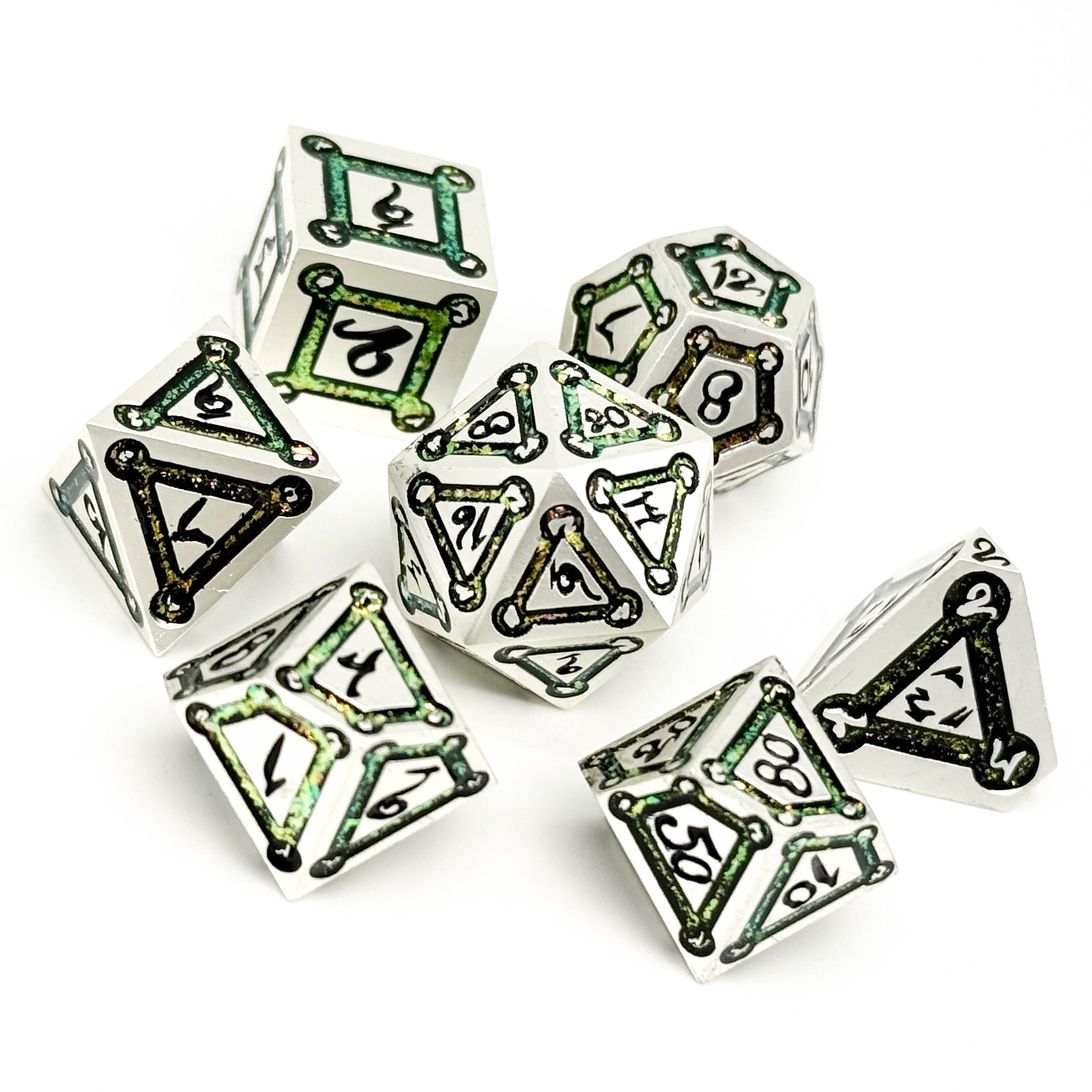 Spell Circle Mystery Dice Set-Mystery Deals-Norse Foundry-mystery dice-dungeons and dragons-dnd-dungeons & dragons-mystery deal-Perfect for Tabletop RPGs