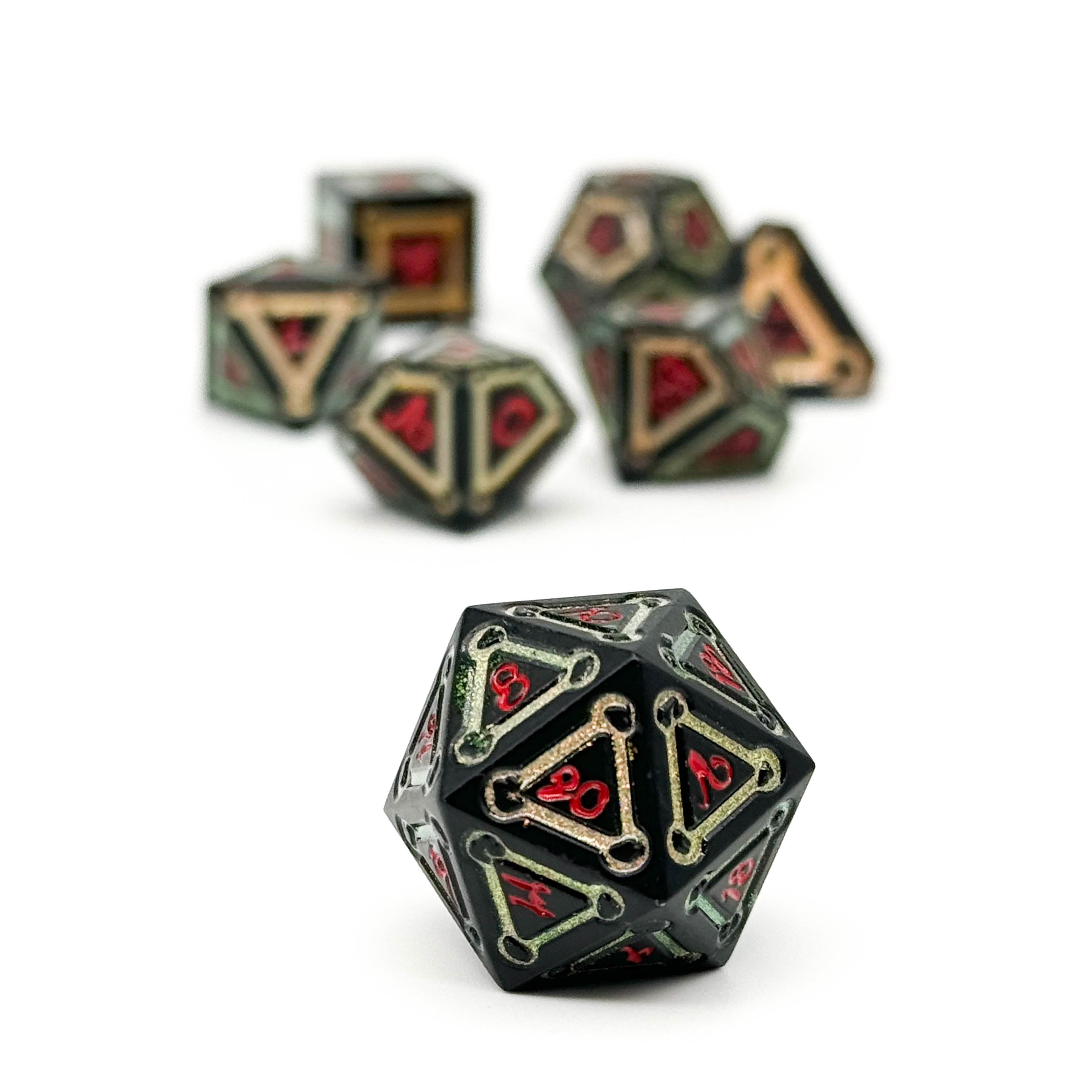 Spell Circle Mystery Dice Set-Mystery Deals-Norse Foundry-mystery dice-dungeons and dragons-dnd-dungeons & dragons-mystery deal-Perfect for Tabletop RPGs