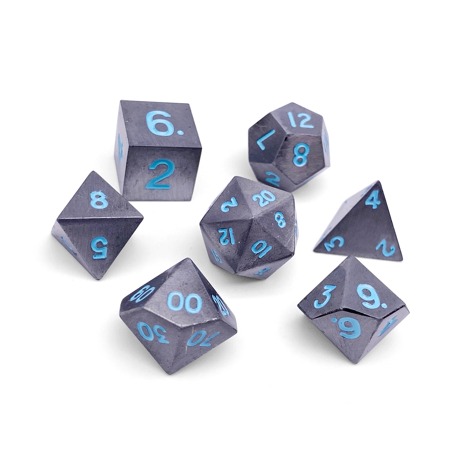 Spellbound - 7 Piece Metal D&D & RPGs Dice Set-Zinc Alloy Dice-Norse Foundry-Norse Foundry-dungeons & dragons-d&d dice set-rpg dice set-d20-metal dice set-d&d-perfect for tabletop rpgs