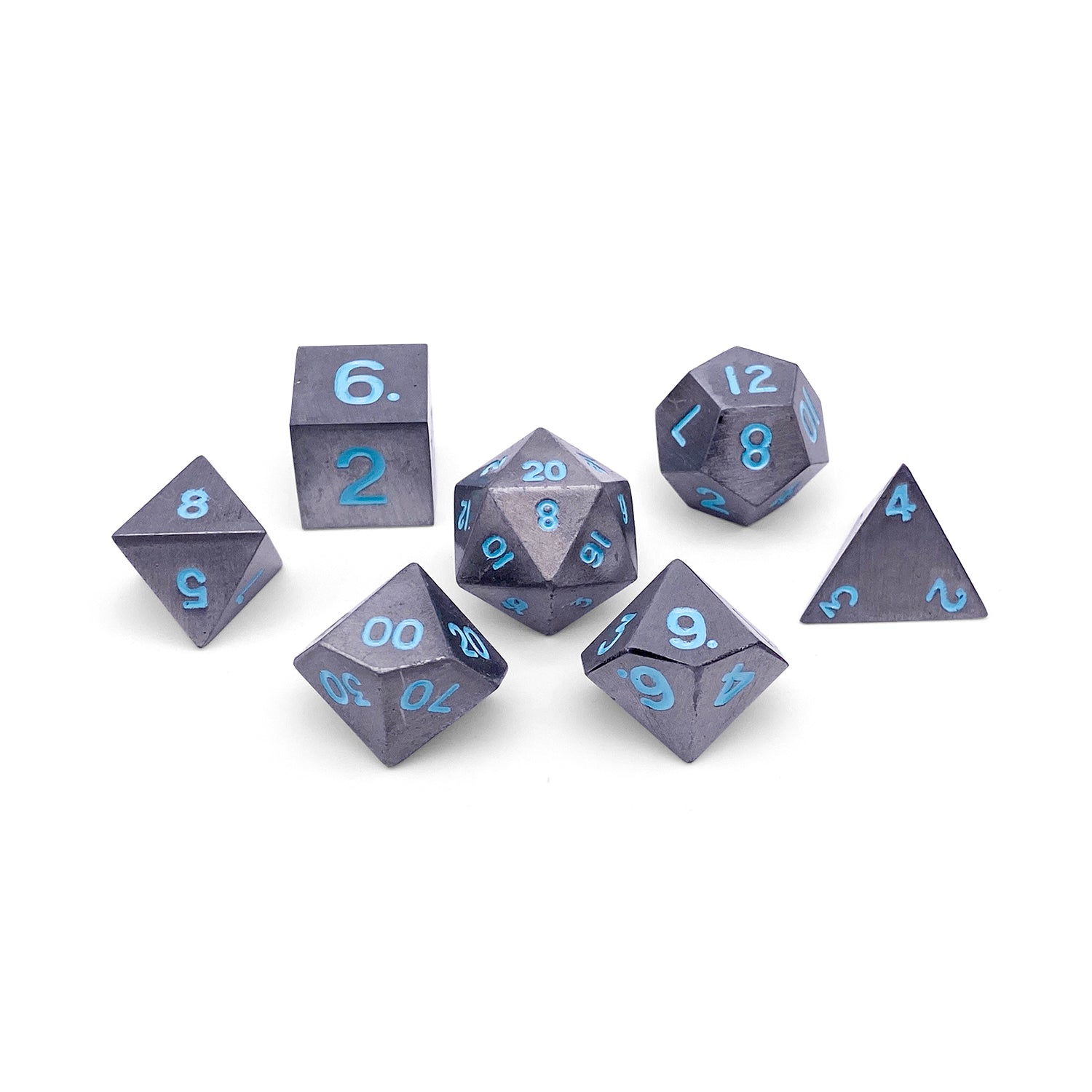 Spellbound - 7 Piece Metal D&D & RPGs Dice Set-Zinc Alloy Dice-Norse Foundry-Norse Foundry-dungeons & dragons-d&d dice set-rpg dice set-d20-metal dice set-d&d-perfect for tabletop rpgs