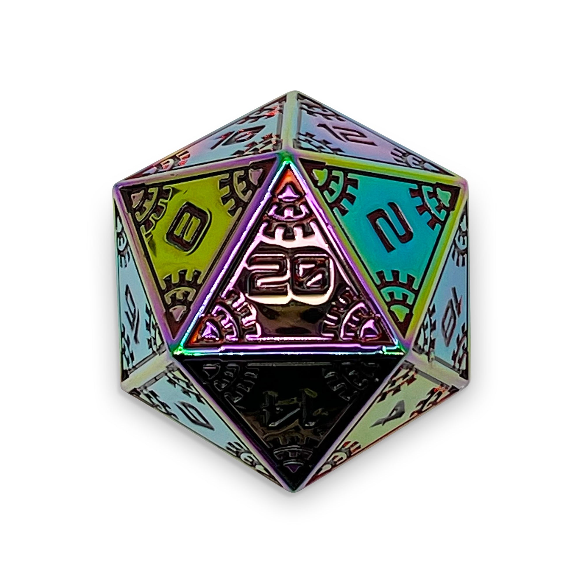 Super Nova - Asteroid Boulder® 45MM Alloy Metal Dice-Metal - Zinc Alloy Dice-Norse Foundry-Norse Foundry-dungeons & dragons-d&d dice-rpg dice-d20-metal dice-d&d-45mm-oversize-boulder-perfect for tabletop rpgs