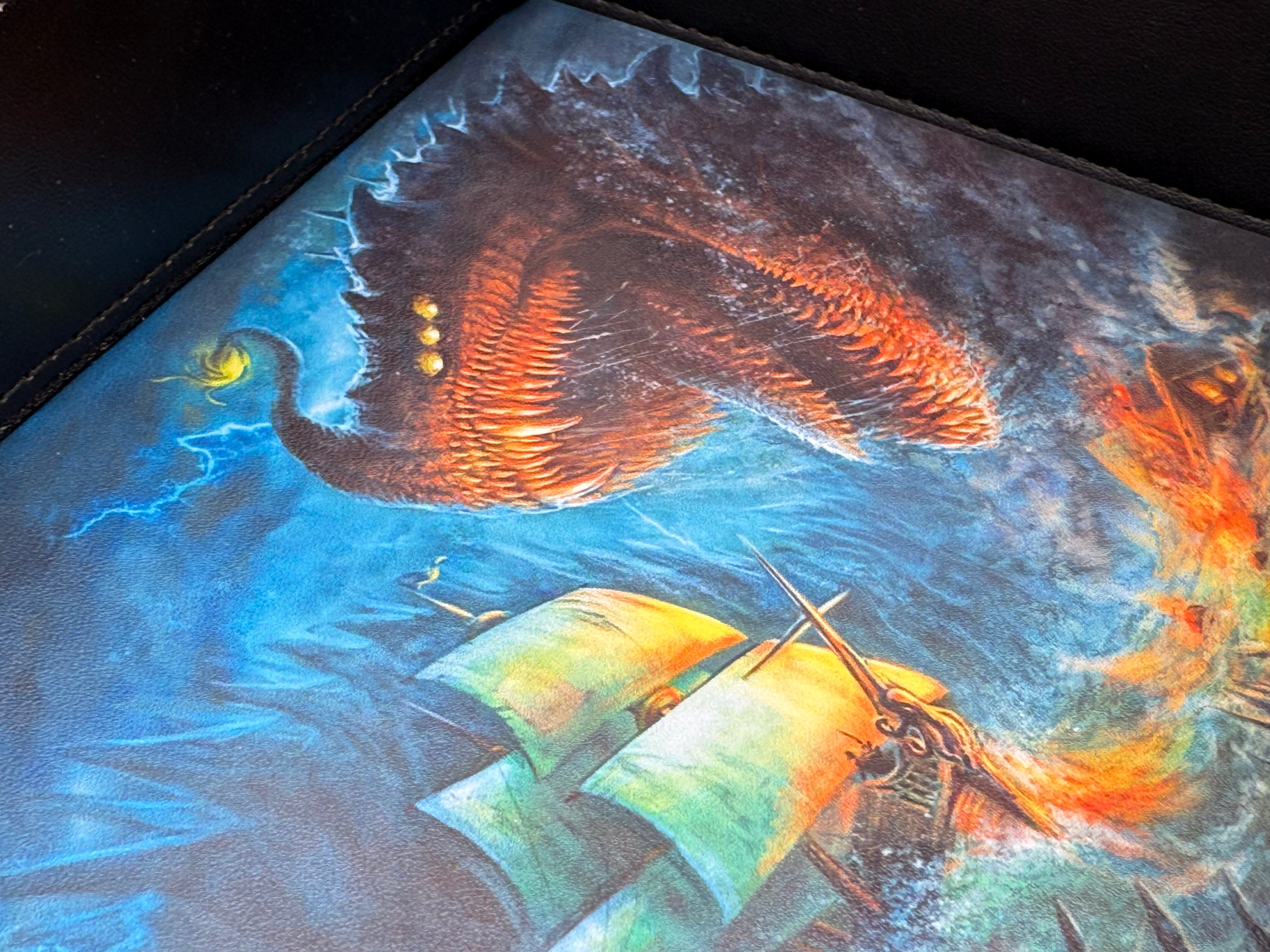Tray of Folding™ Magnetic - Kraken by Crystal Sully-Crystal Sully Dice Tray-Norse Foundry -Dice Tray-D&D Dice Tray-D&D Dice Tray-D&D Accessories-D&D Dice Storage-Collection Item