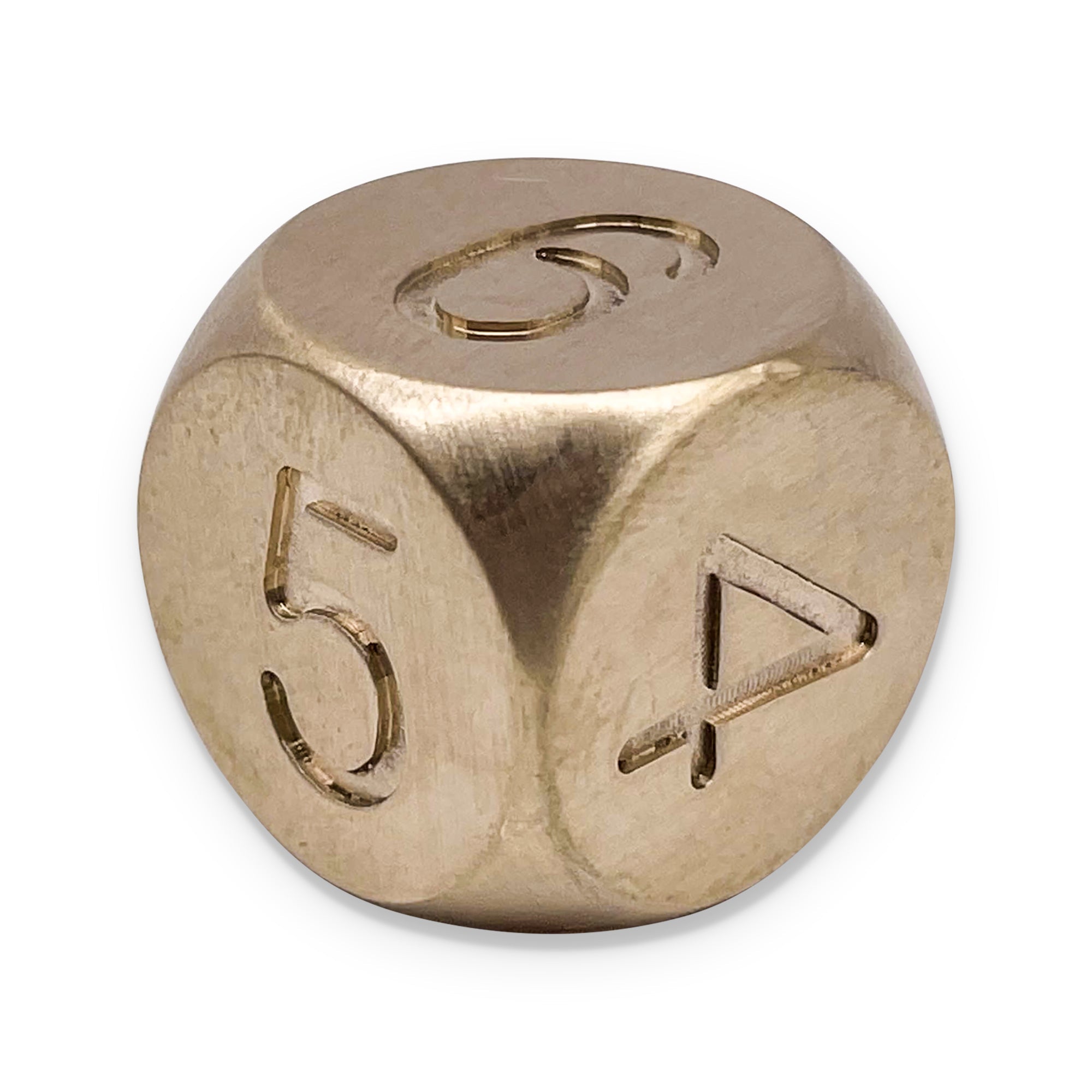 True Metal 16mm D6 - Bronze-Metal Dice-Norse Foundry-Norse Foundry-dungeons & dragons-d&d dice-rpg d6-metal d6-d&d-d6-luxury dice-perfect for tabletop rpgs