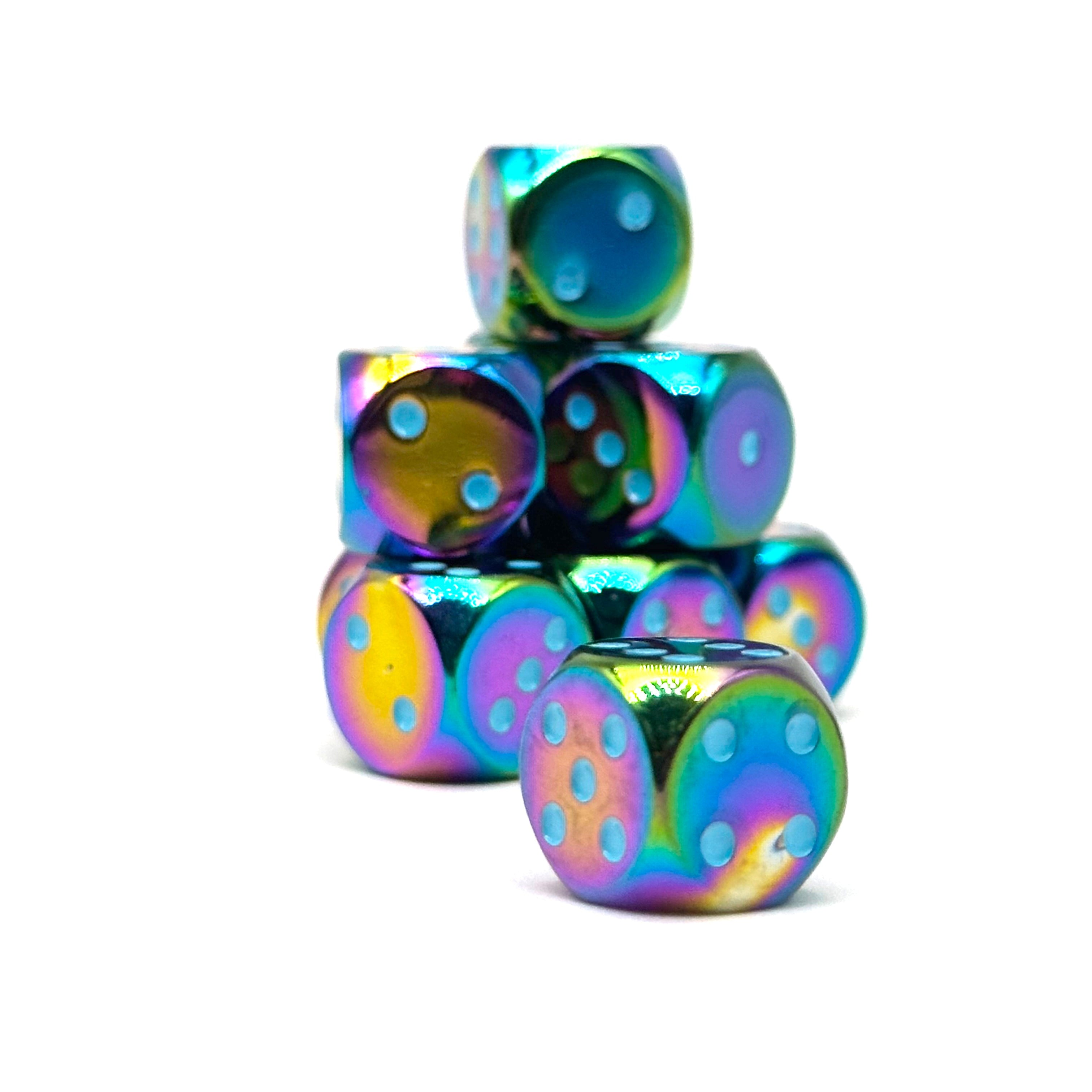 Warpips: Queens Treasure - 10 - 12mm D6-Zinc Alloy Dice-Norse Foundry-Norse Foundry-dungeons & dragons-d&d dice-rpg d6-metal d6-d&d-d6-warpips-pips-perfect for tabletop rpgs