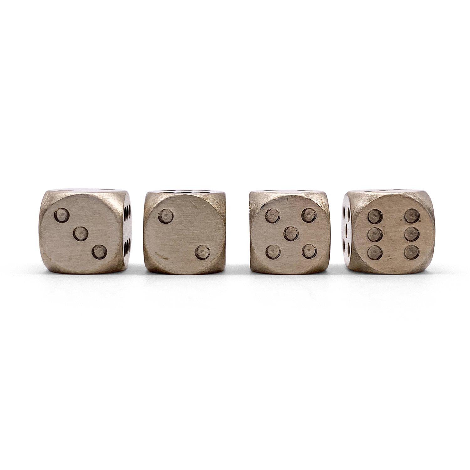 Bronze - 12mm D6 Pips True Metal Dice-Metal Dice-Norse Foundry-Norse Foundry-dungeons & dragons-d&d dice-rpg d6-metal d6-d&d-d6-warpips-pips-luxury dice-perfect for tabletop rpgs