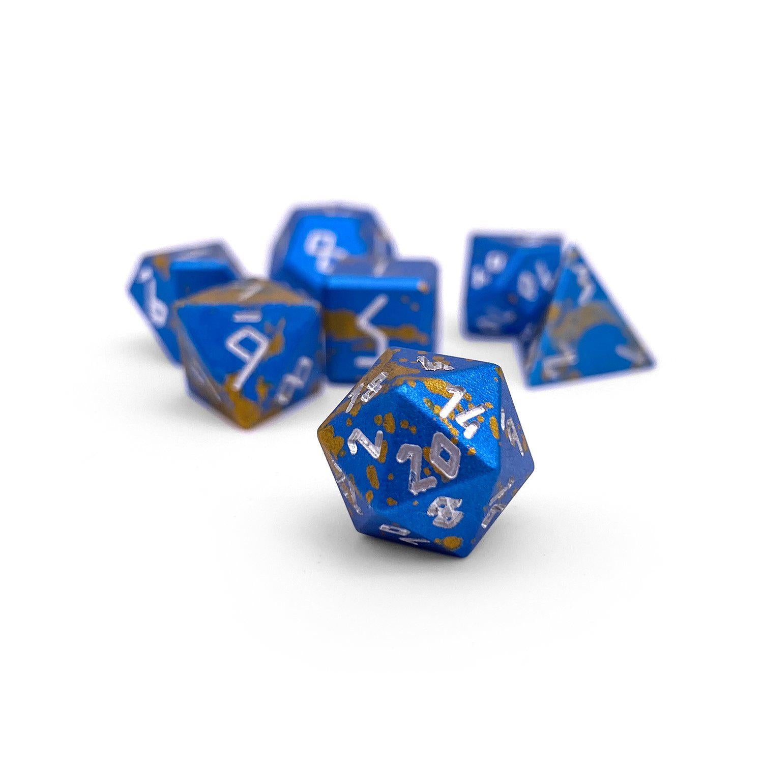 Mimic Wondrous - Pebble™ 10mm Set 6063 Aluminum Wondrous Dice-Pebbles-Norse Foundry-Norse Foundry-aluminum dice-dungeons & dragons-d&d dice set-rpg dice set-aluminum d&d dice set-d&d-mini-lightweight-perfect for tabletop rpgs