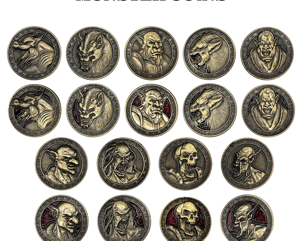 Dnd Coin Types All Coins - DND Coins, RPG Coins, TTRPG Coins, LARP Coins – Norse Foundry