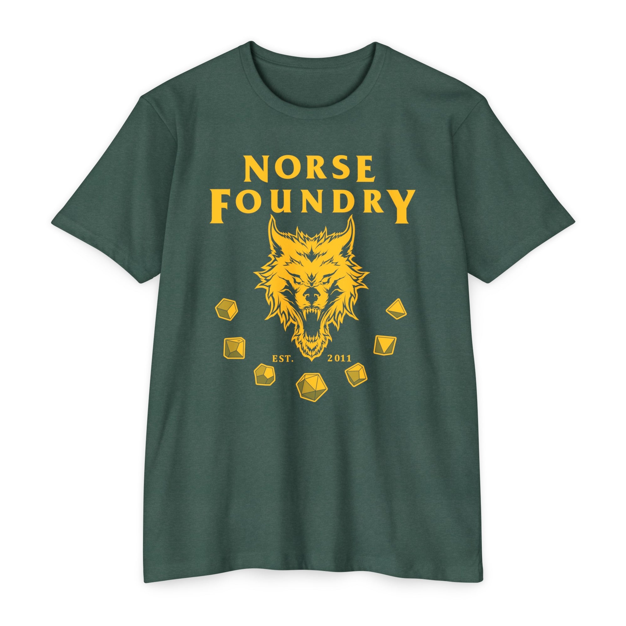 Green and Yellow - Norse Foundry T-Shirt