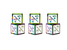 1/+1 & -1/-1 D6 White Pack of 6 CCG Metal Dice-Alloy Dice-Norse Foundry-Norse Foundry-dungeons & dragons-d&d dice-rpg d6-metal d6-d&d-d6-warpips-pips-perfect for tabletop rpgs