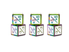 1/+1 & -1/-1 D6 White Pack of 6 CCG Metal Dice-Alloy Dice-Norse Foundry-Norse Foundry-dungeons & dragons-d&d dice-rpg d6-metal d6-d&d-d6-warpips-pips-perfect for tabletop rpgs