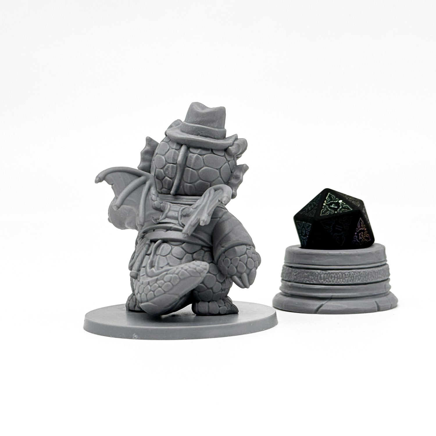 Dragon Antiquarian Die Holder - Miniature by Adventurers and Adversaries