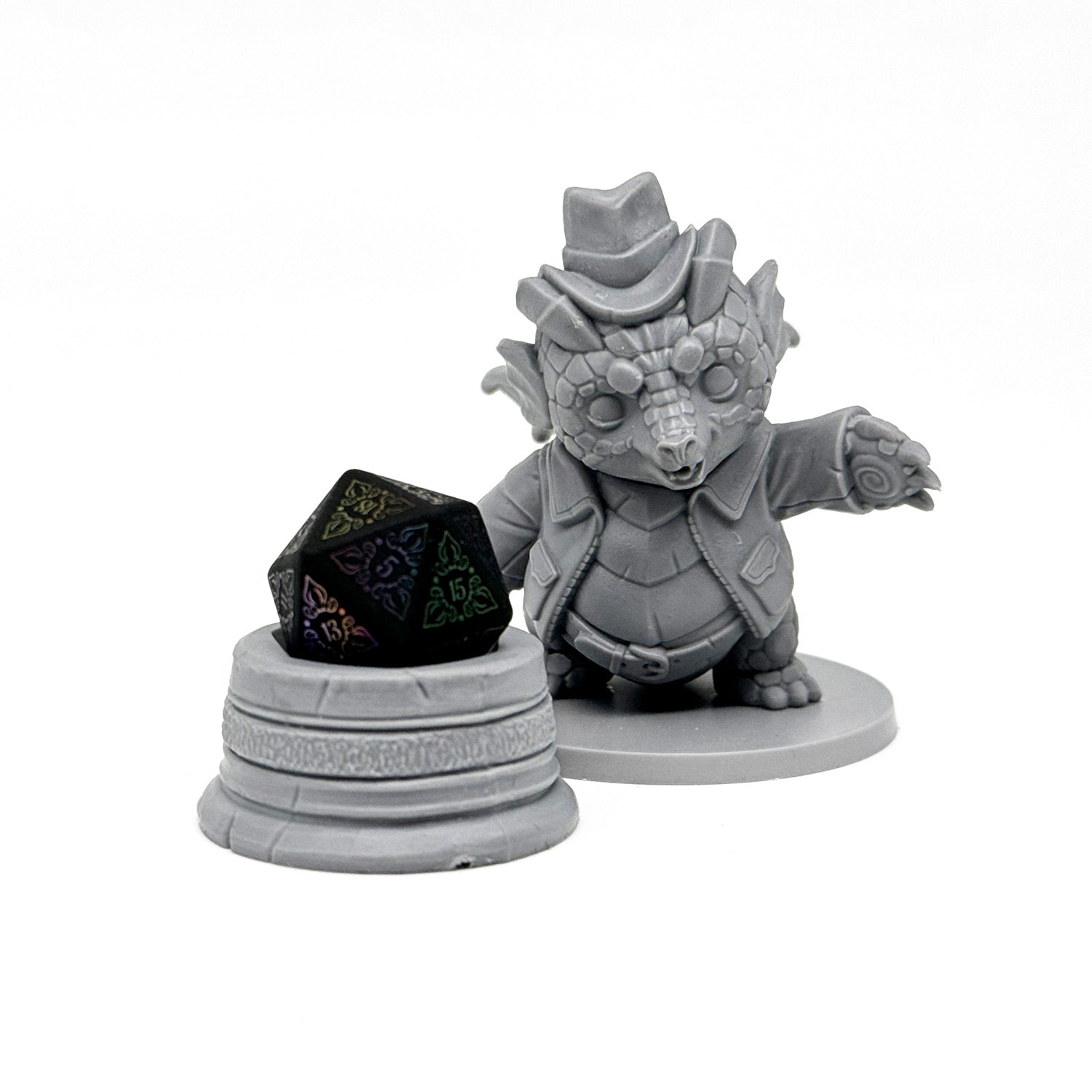 Dragon Antiquarian Die Holder - Miniature by Adventurers and