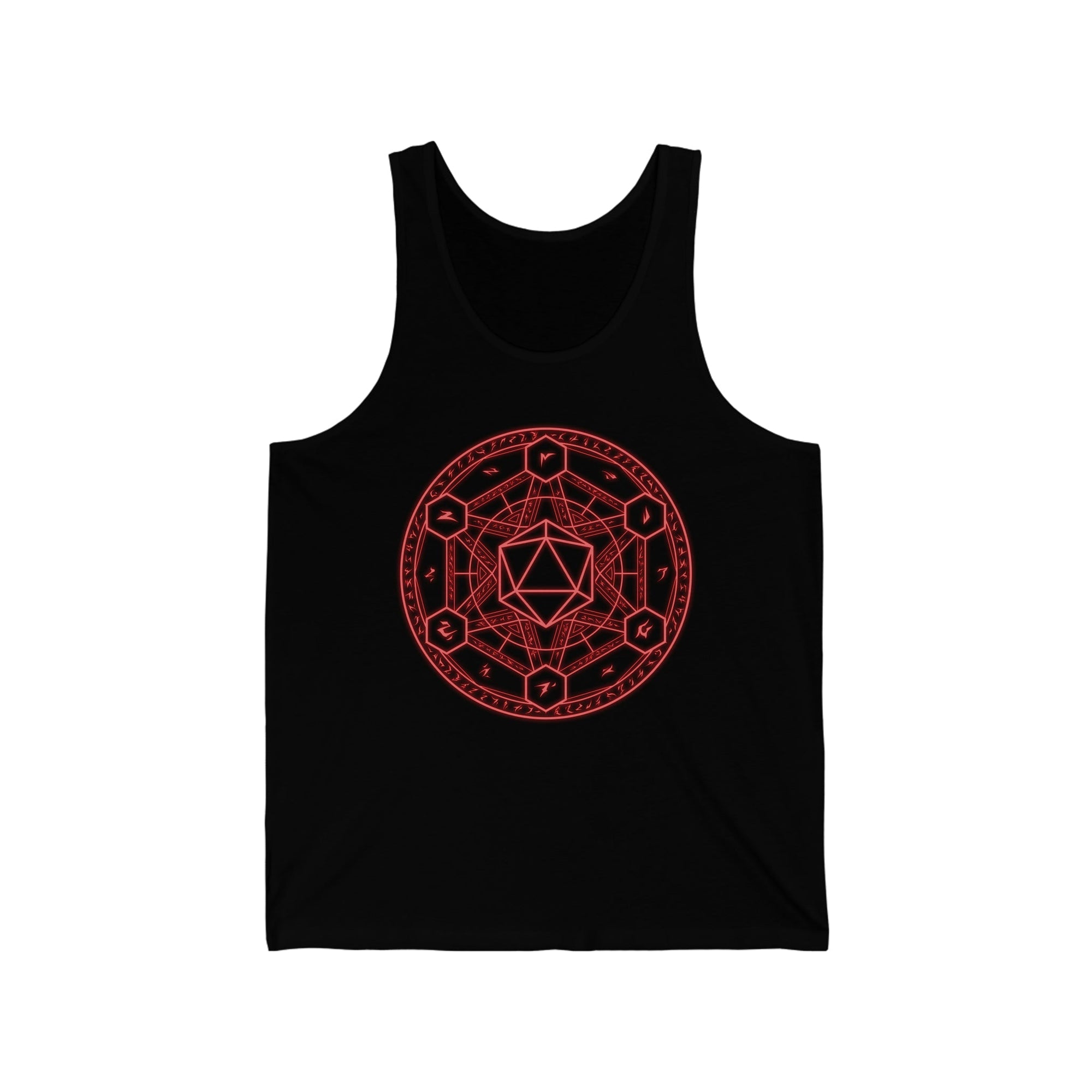 Spell Circle Red - Norse Foundry Men's Tank Top - 12430574768696558338_Parent
