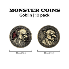 Monster Coins - Goblin - 10 Pack