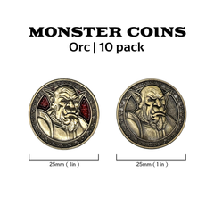 Monster Coins - Orcs - 10 Pack