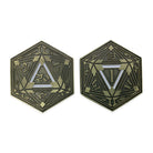Metal RPG Crit/Fail Coin Gold Plated- 45mm - NOR 03690
