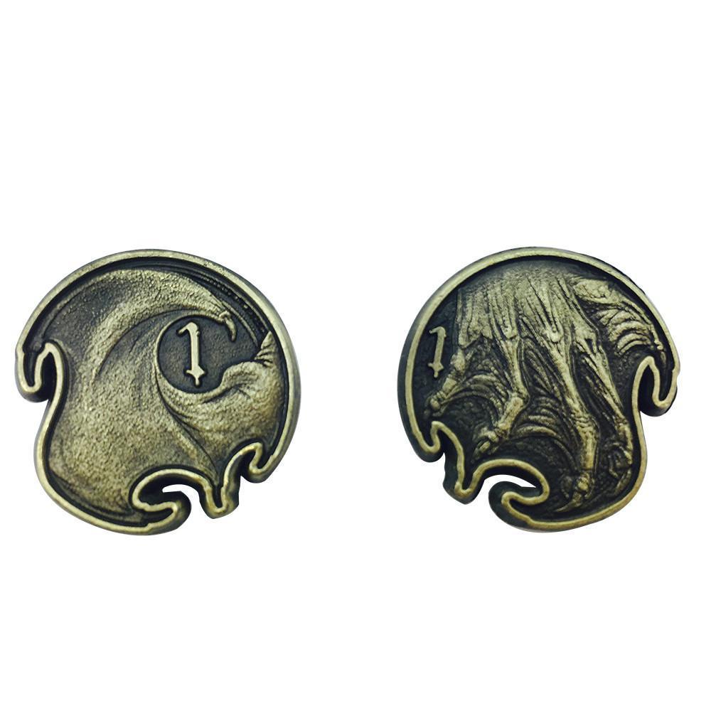 Adventure Coins – Cthulhu Metal Coins Set of 10-Norse Foundry-Norse Foundry-RPG Coins-Metal Coins-DND Coins-TTRPG Coins-dnd accessories-d&d coins