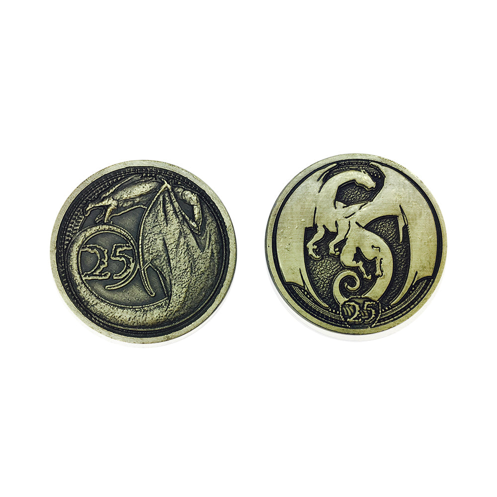 Adventure Coins - Dragon Metal Coins Set of 10-Coins-Norse Foundry-RPG Coins-Metal Coins-DND Coins-TTRPG Coins-d&d accessories-dnd coins
