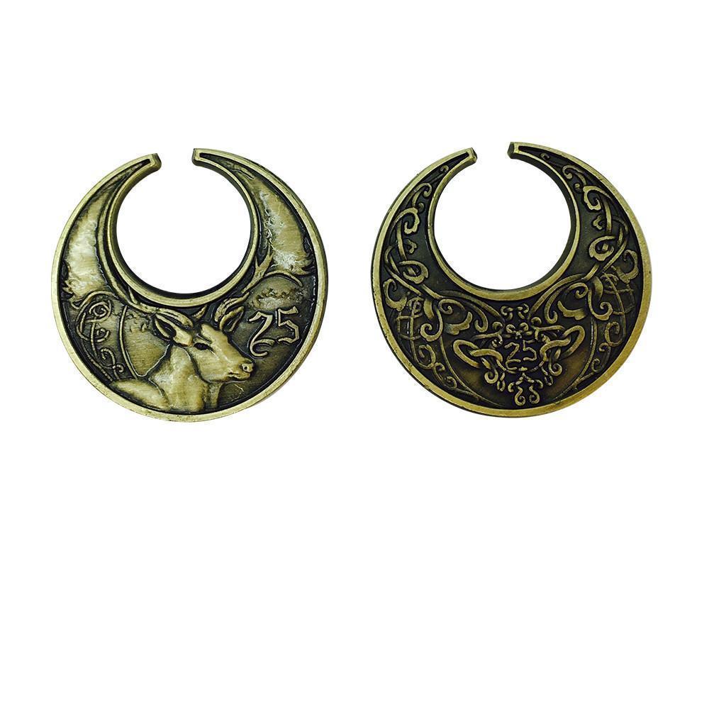 Adventure Coins – Elven Metal Coins Elf Set of 10-Norse Foundry-Norse Foundry-RPG Coins-Metal Coins-DND Coins-TTRPG Coins-dnd accessories-d&d coins