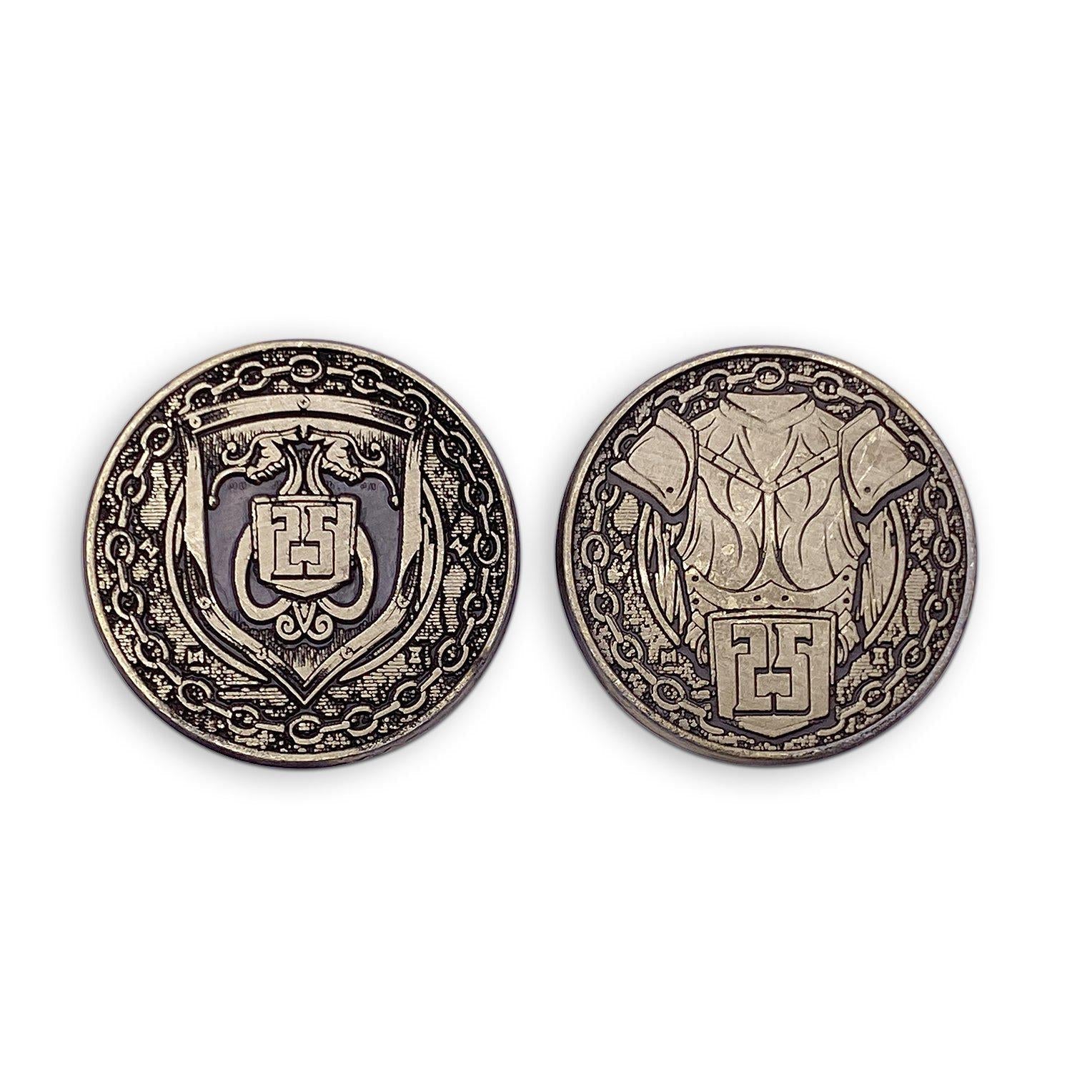 Adventure Coins - Fighter Metal Coins Set of 10-Norse Foundry-Norse Foundry-RPG Coins-Metal Coins-DND Coins-TTRPG Coins-dnd accessories-d&d coins