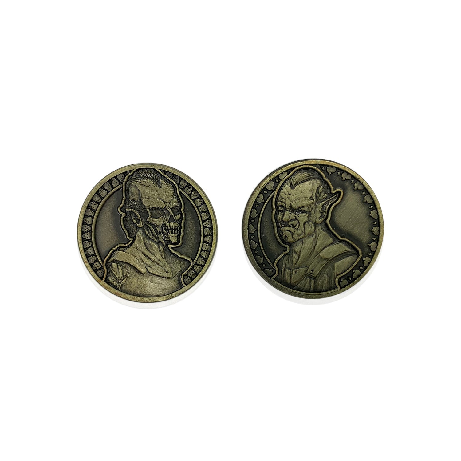 Adventure Coins - Life or Death Coins Set of 10-Norse Foundry-Norse Foundry-RPG Coins-Metal Coins-DND Coins-TTRPG Coins-dnd accessories-d&d coins