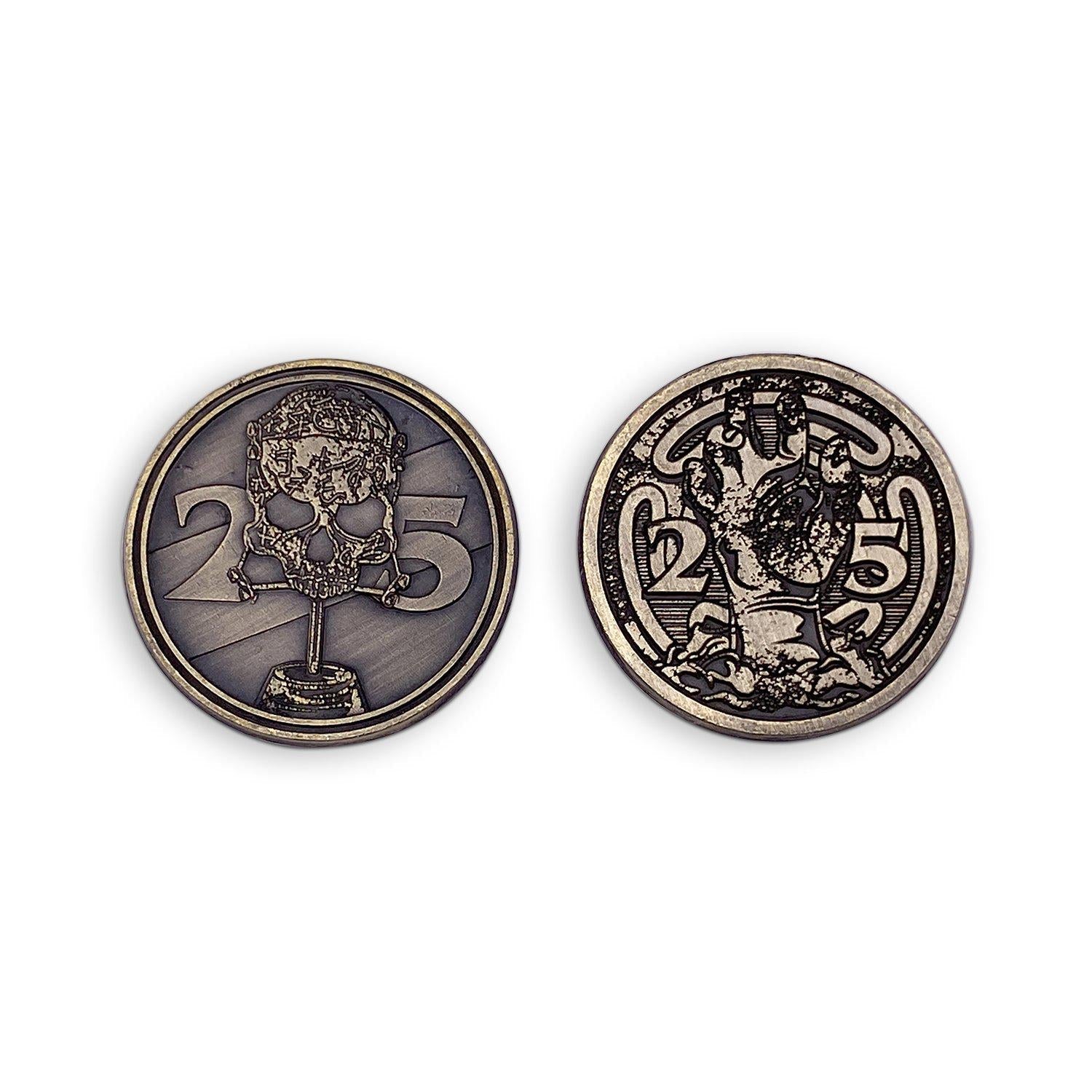 Adventure Coins - Necromancy Metal Coins Variety Pack Set of 10-Norse Foundry-Norse Foundry-RPG Coins-Metal Coins-DND Coins-TTRPG Coins-dnd accessories-d&d coins