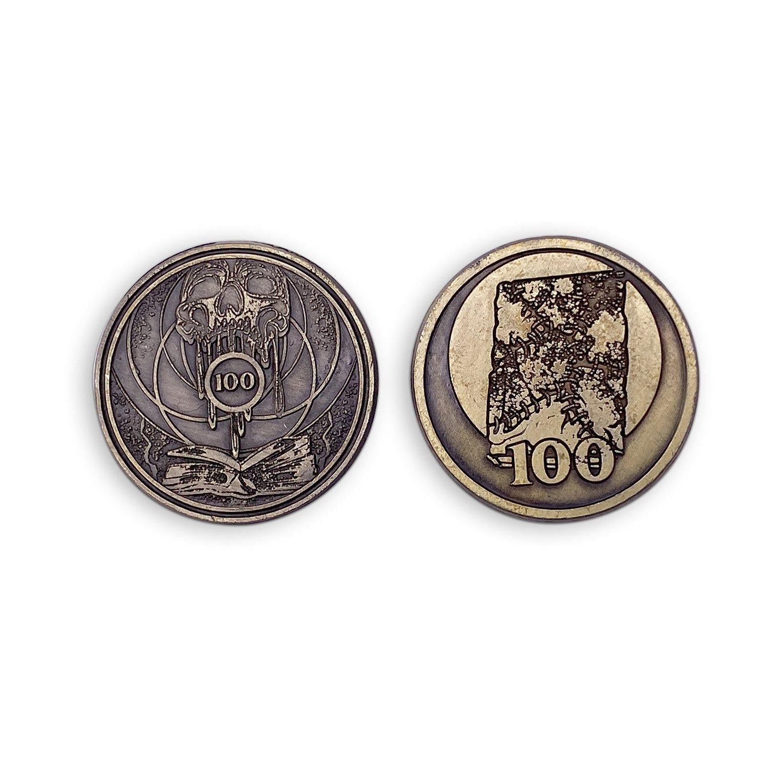 Adventure Coins - Necromancy Metal Coins Variety Pack Set of 10-Norse Foundry-Norse Foundry-RPG Coins-Metal Coins-DND Coins-TTRPG Coins-dnd accessories-d&d coins
